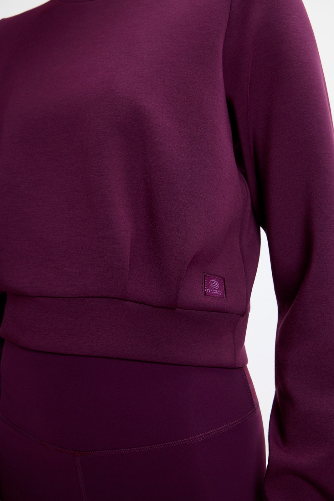 Dreamweave™ Pleated Crew Neck - Potent Purple