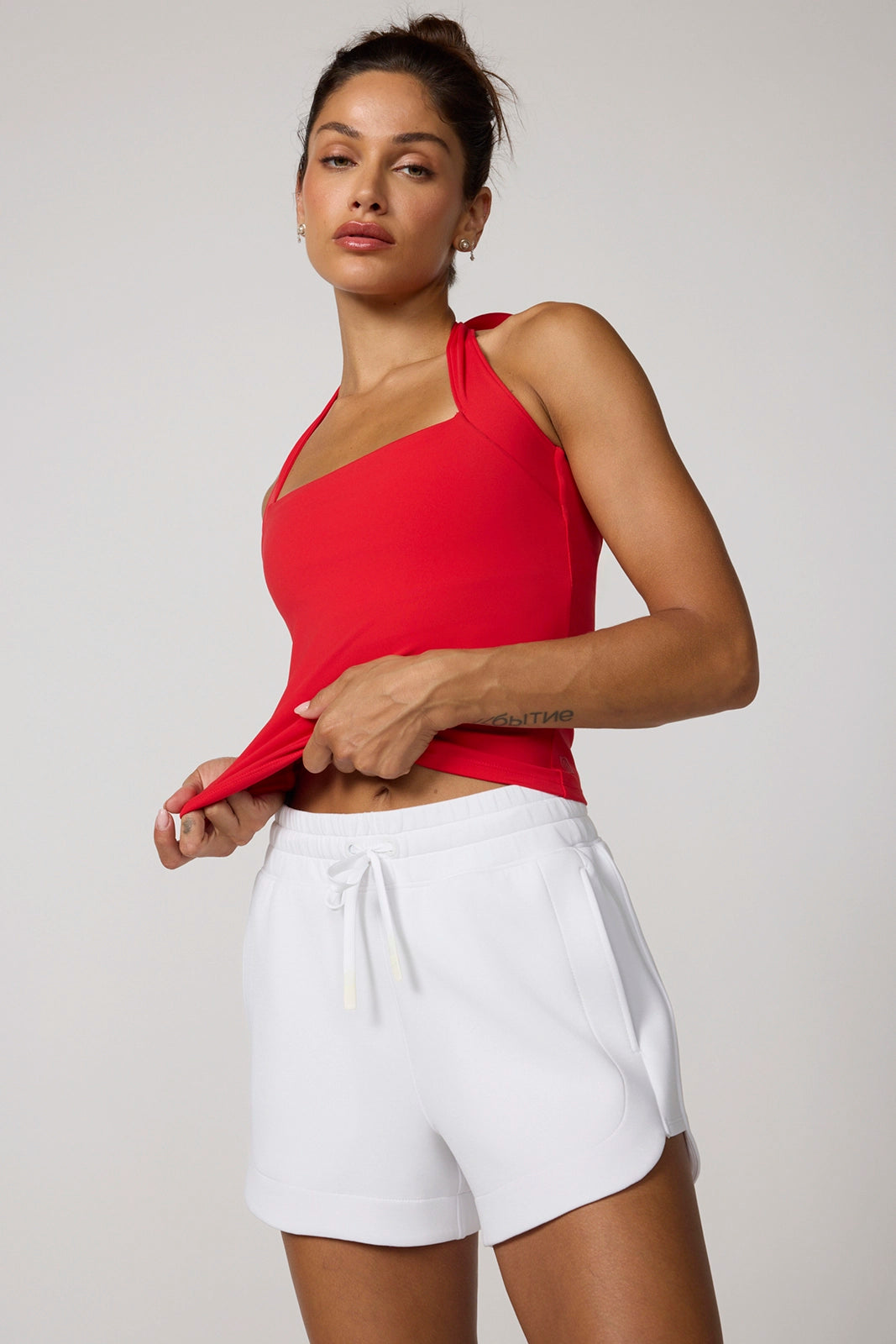 Sculpt Halter Top - Goji Berry