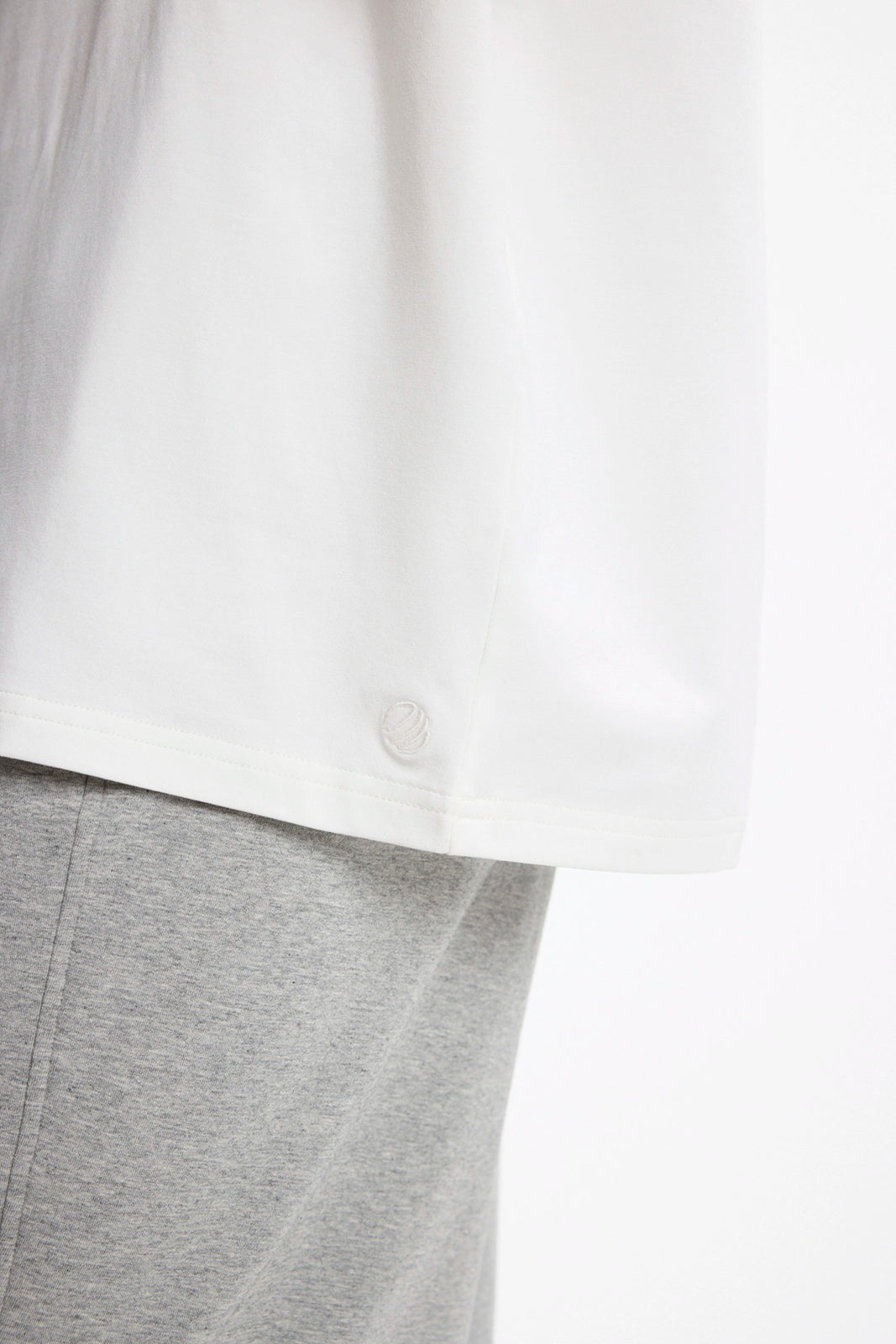 Pima Relaxed Tee - Brilliant White