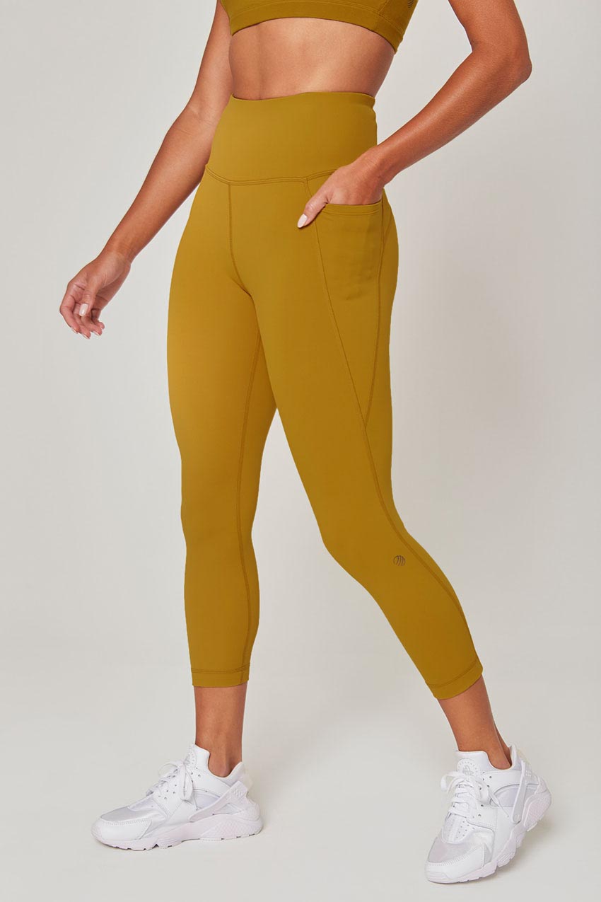 Vital High-Waisted 22" Side Pocket Crop - Sale