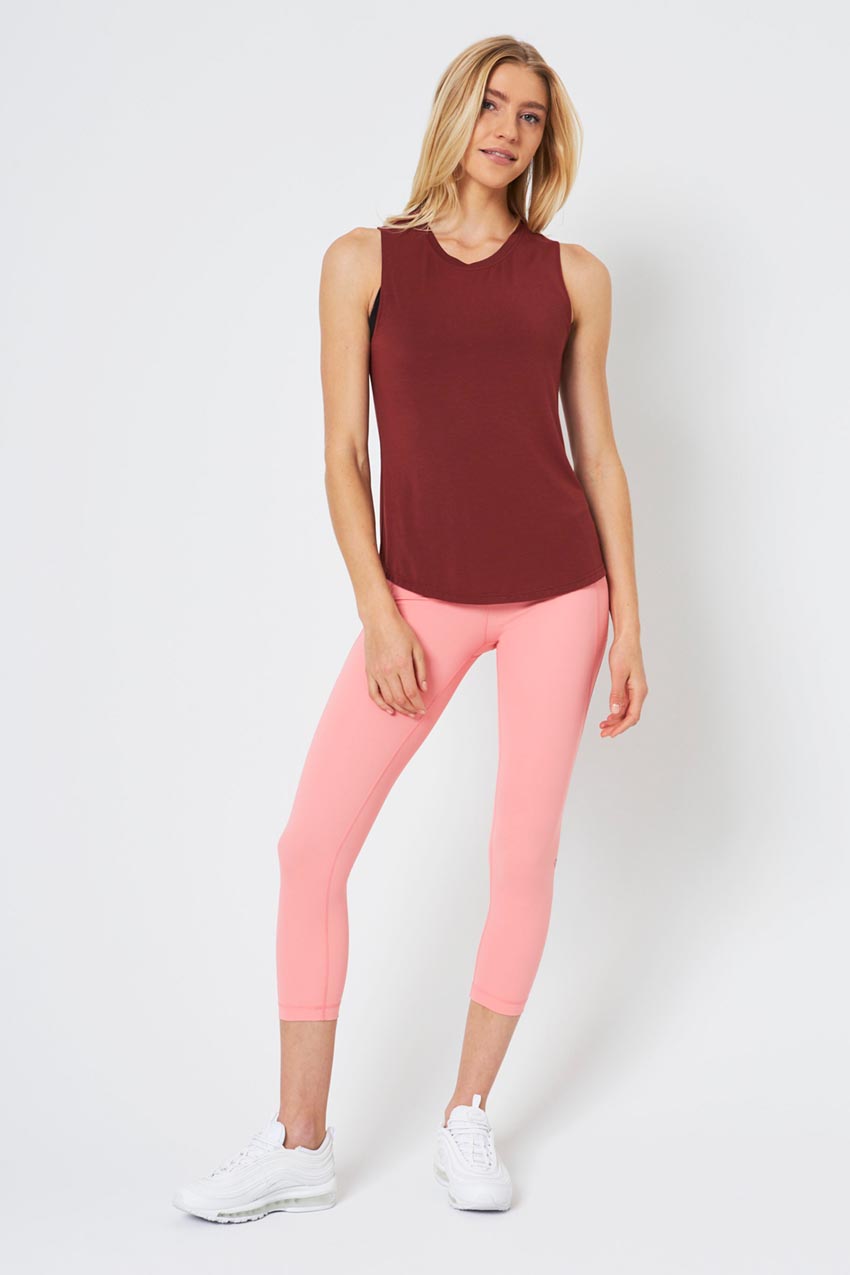 Vital High-Waisted 22" Side Pocket Crop - Sale