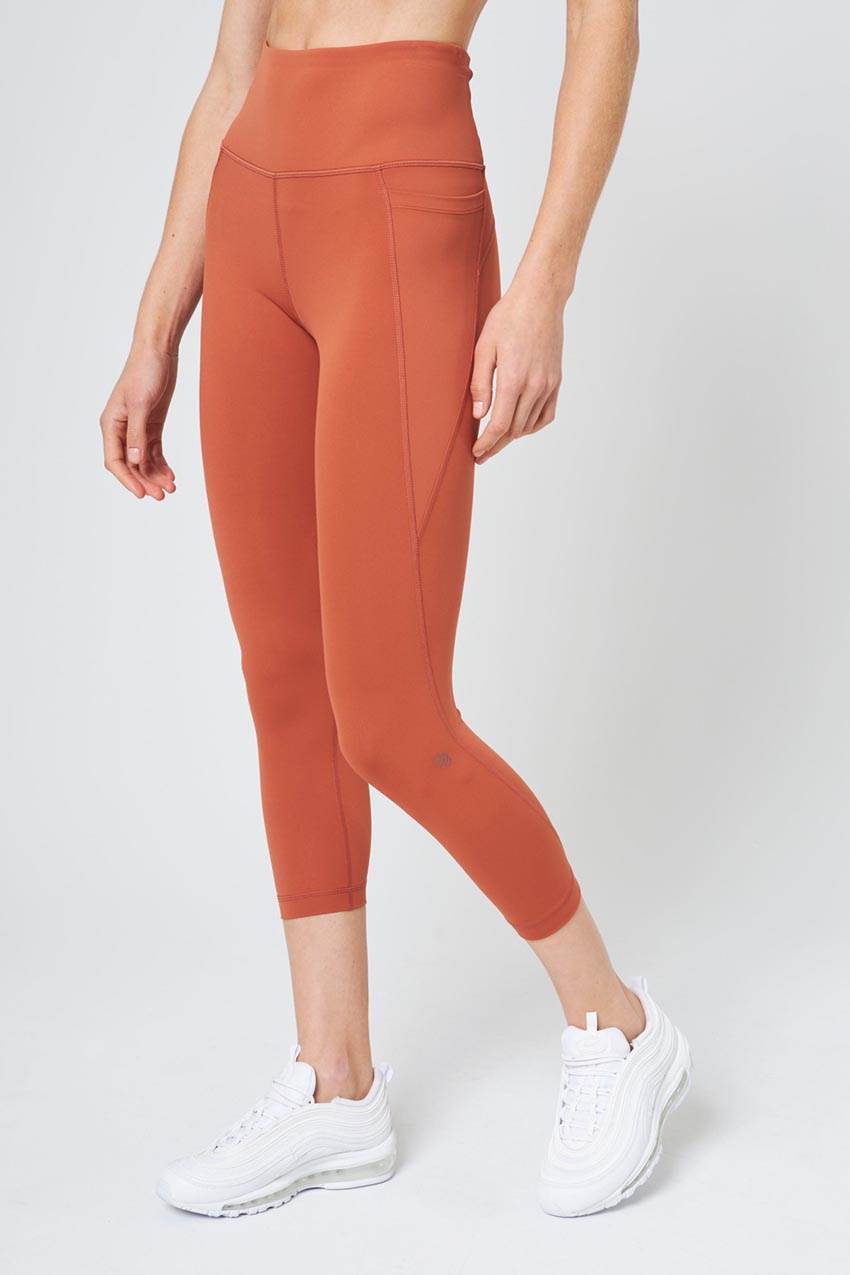 Vital High-Waisted 22" Side Pocket Crop - Sale