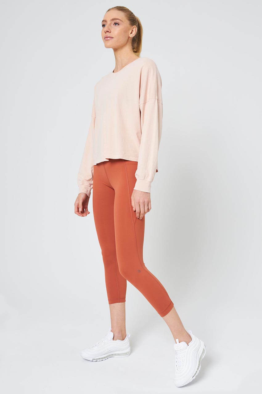 Vital High-Waisted 22" Side Pocket Crop - Sale