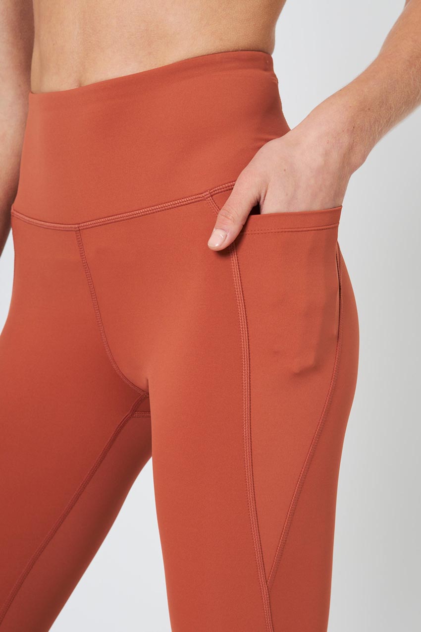 Vital High-Waisted 22" Side Pocket Crop - Sale