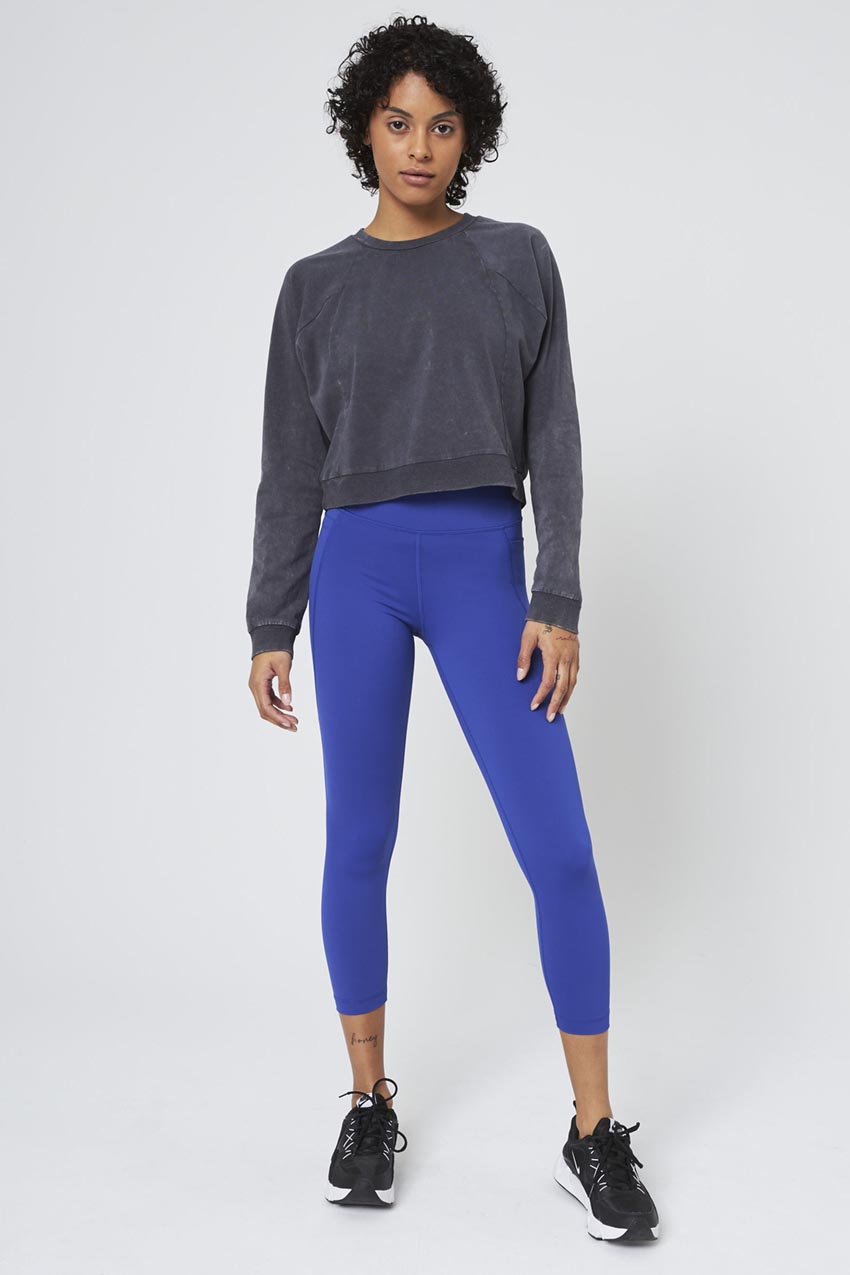 Vital High-Waisted 22" Side Pocket Crop - Sale