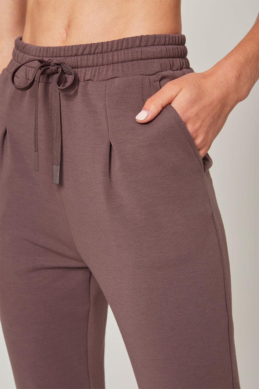 Serene TENCEL™ High-Waisted 26.5" Pleated Jogger