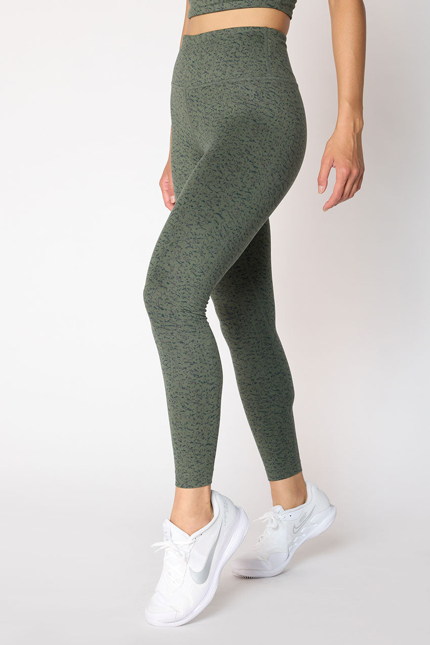 Explore High-Waisted 25" Printed Legging Peached