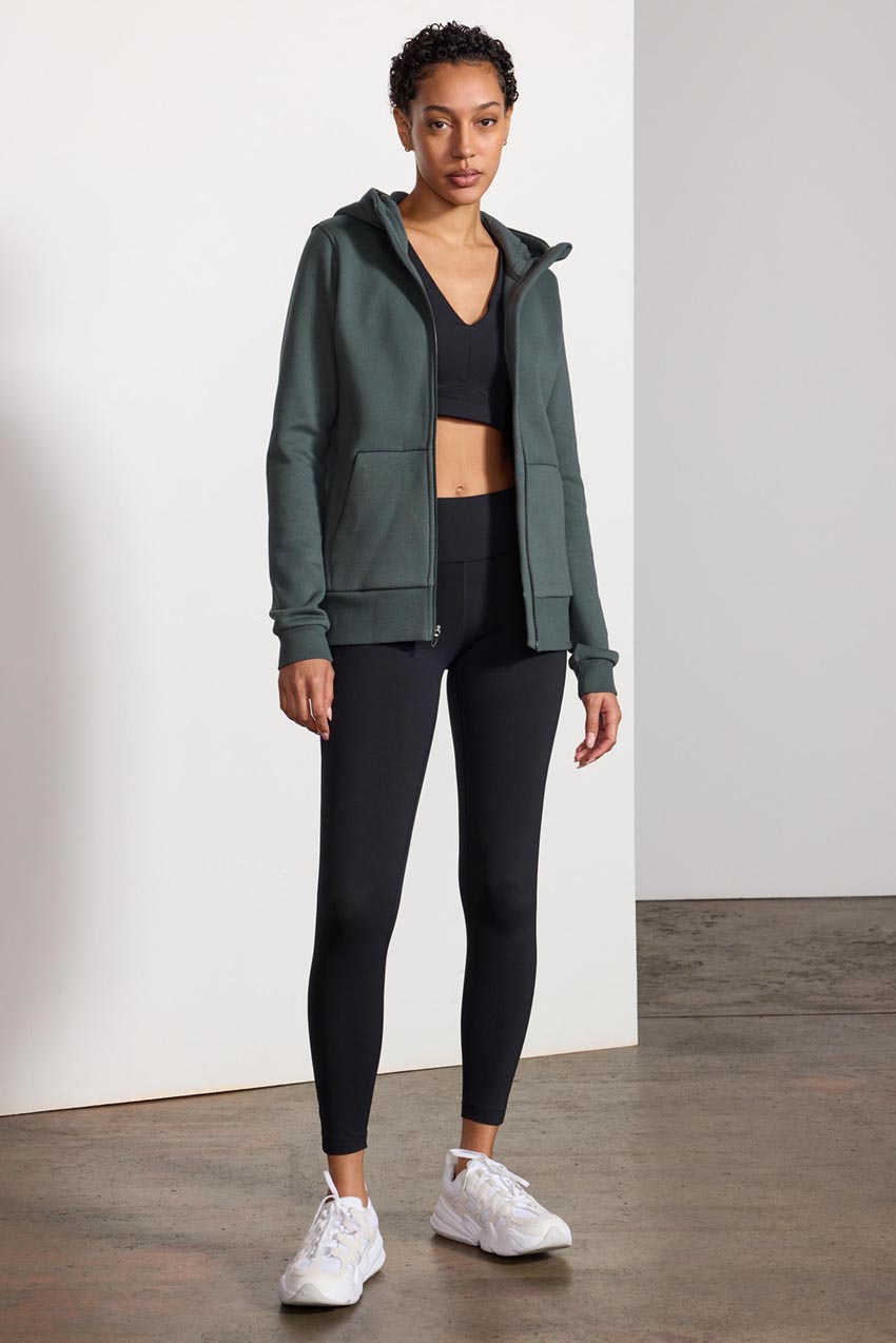 Vital Mid-Rise Side Pocket Legging - Black