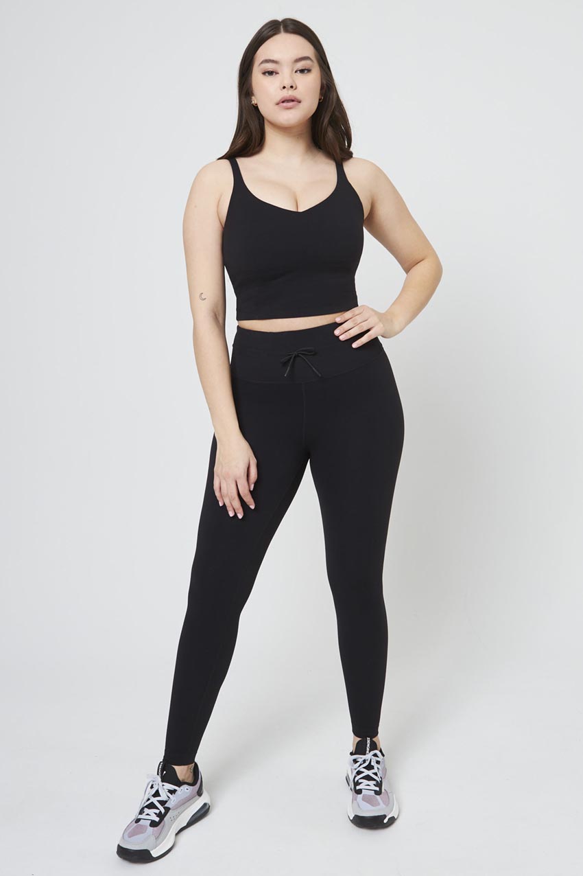 Velocity High-Waisted 27" Drawcord Legging