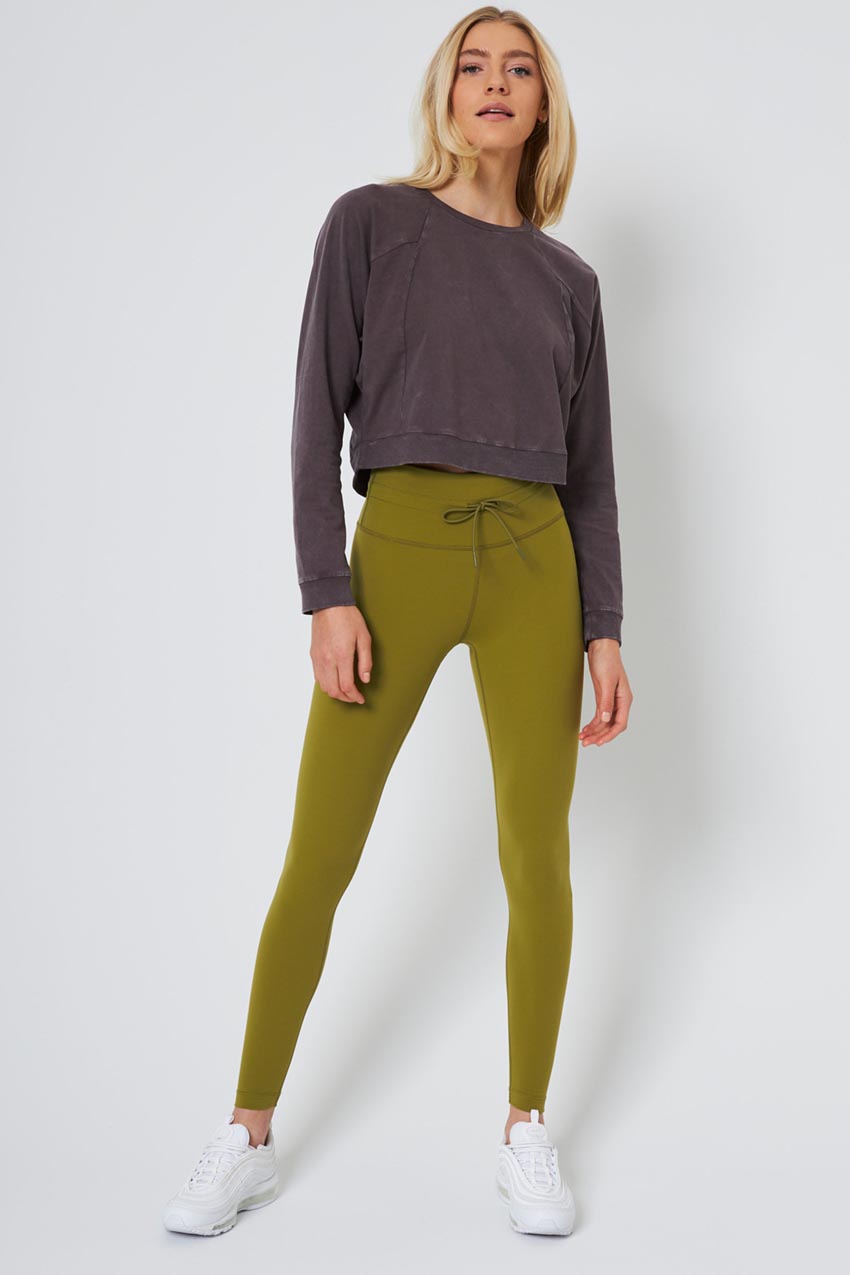 Velocity High-Waisted 27" Drawcord Legging