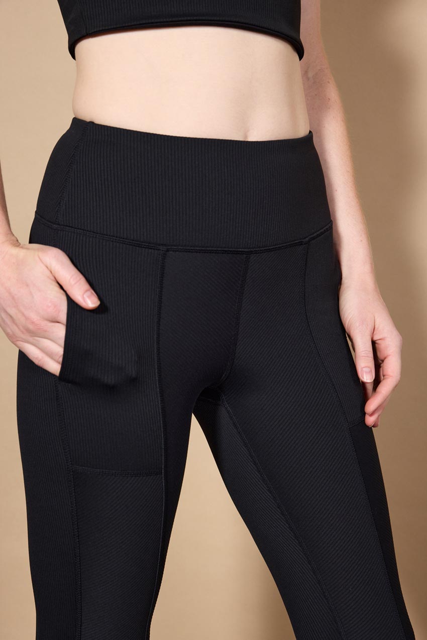 Effuse High-Waisted Mixed Panel Legging 26"