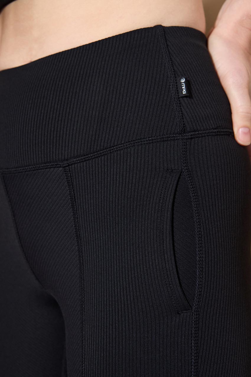 Effuse High-Waisted Mixed Panel Legging 26"