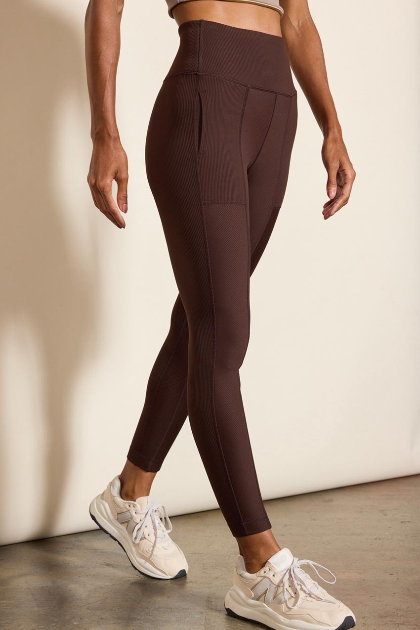 Effuse High-Waisted Mixed Panel Legging 26"