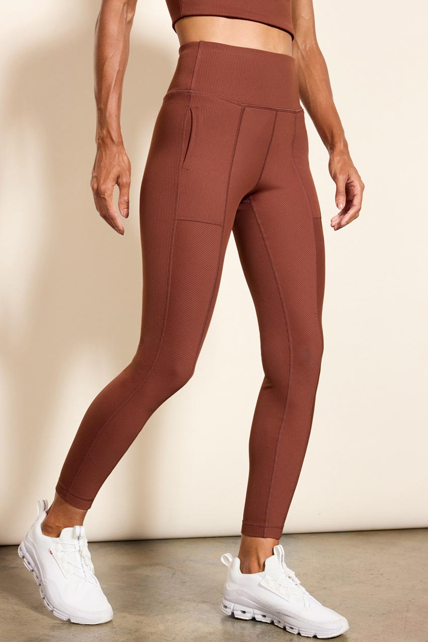 Effuse High-Waisted Mixed Panel Legging 26"