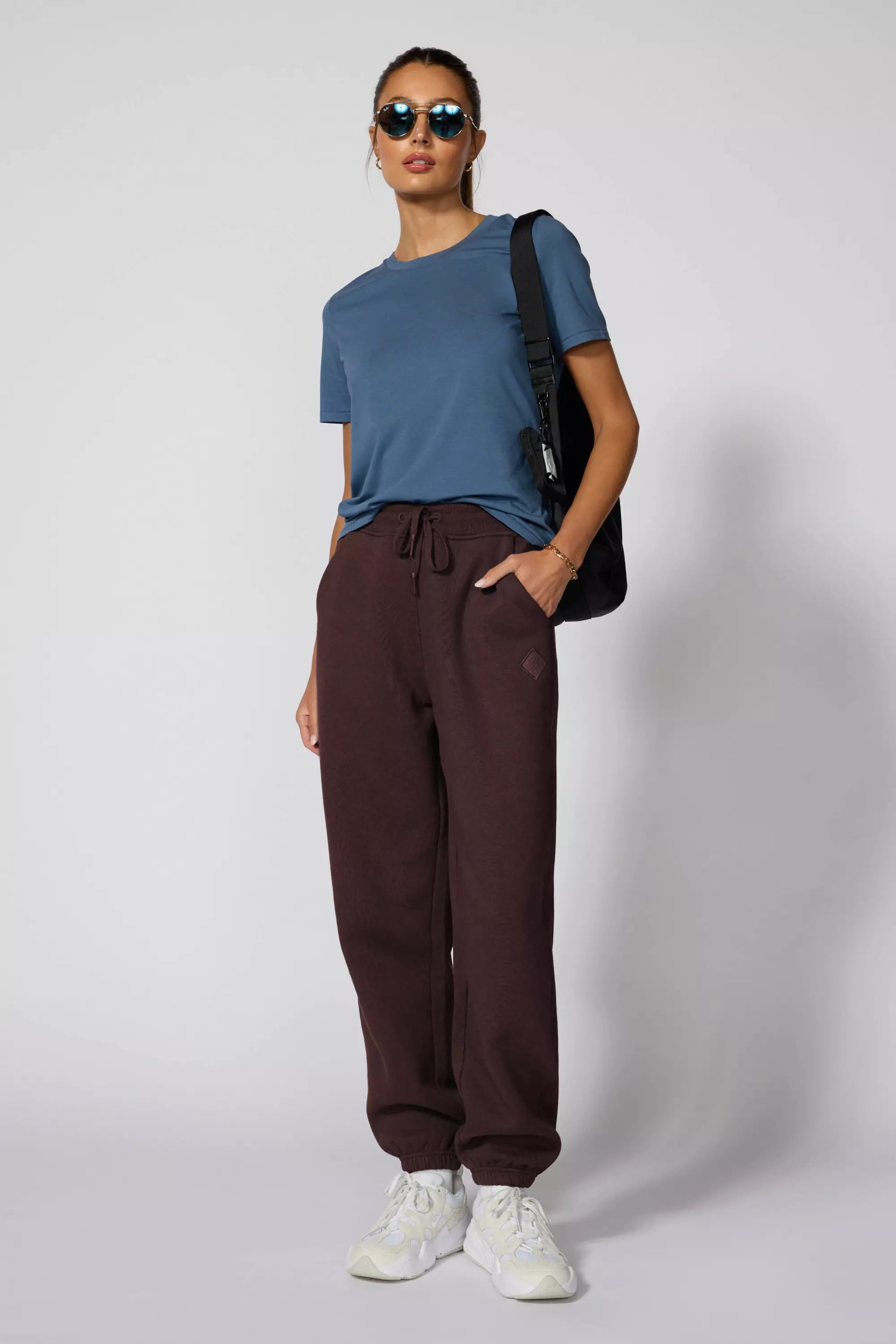 Comfort Fleece Relaxed Jogger Chocolate Brown