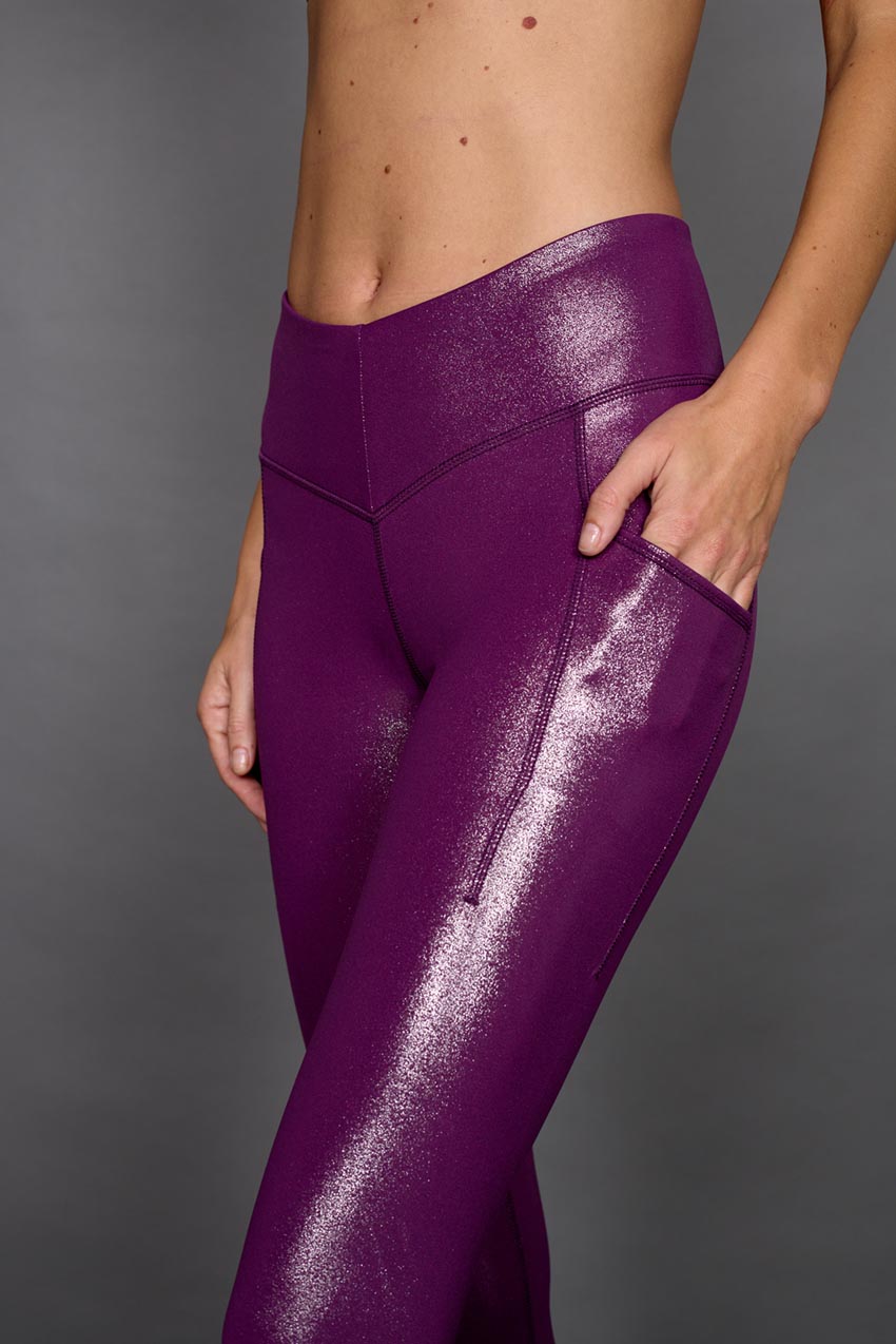 Vital Mid-Rise V-Waist Dazzle Print Legging 26"