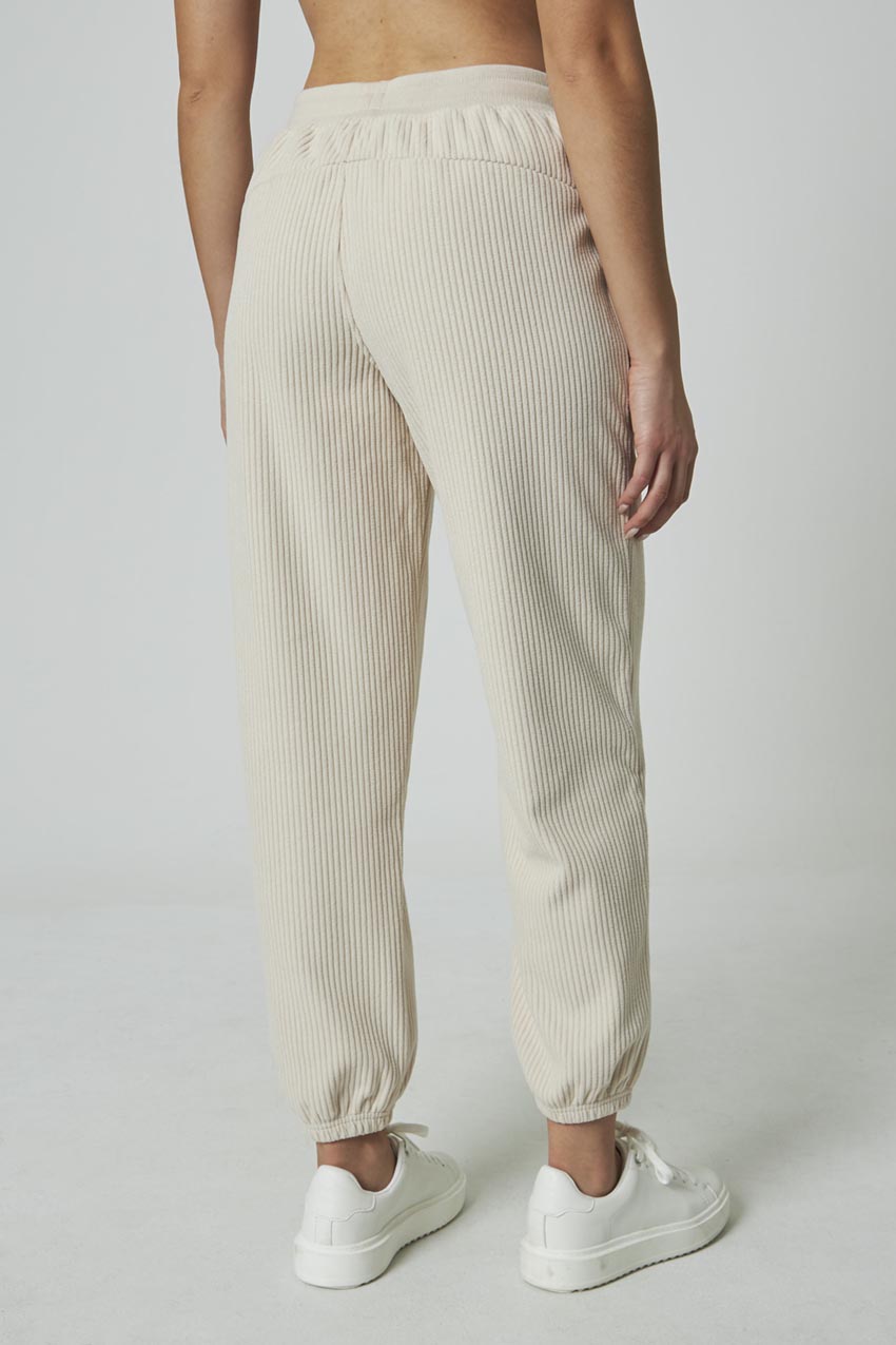 Aura Corduroy Jogger - Stone