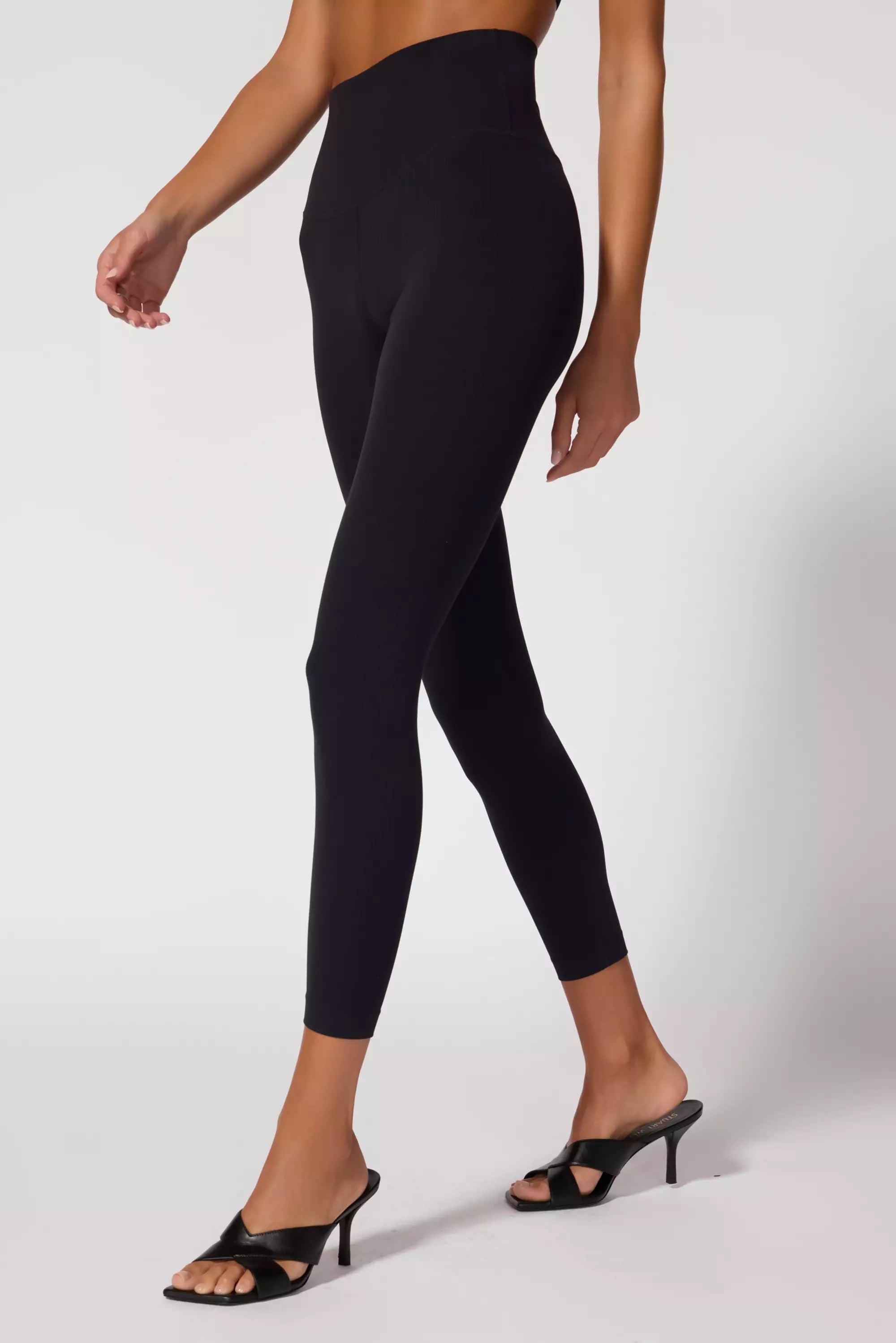 Ribbed Legging - Black