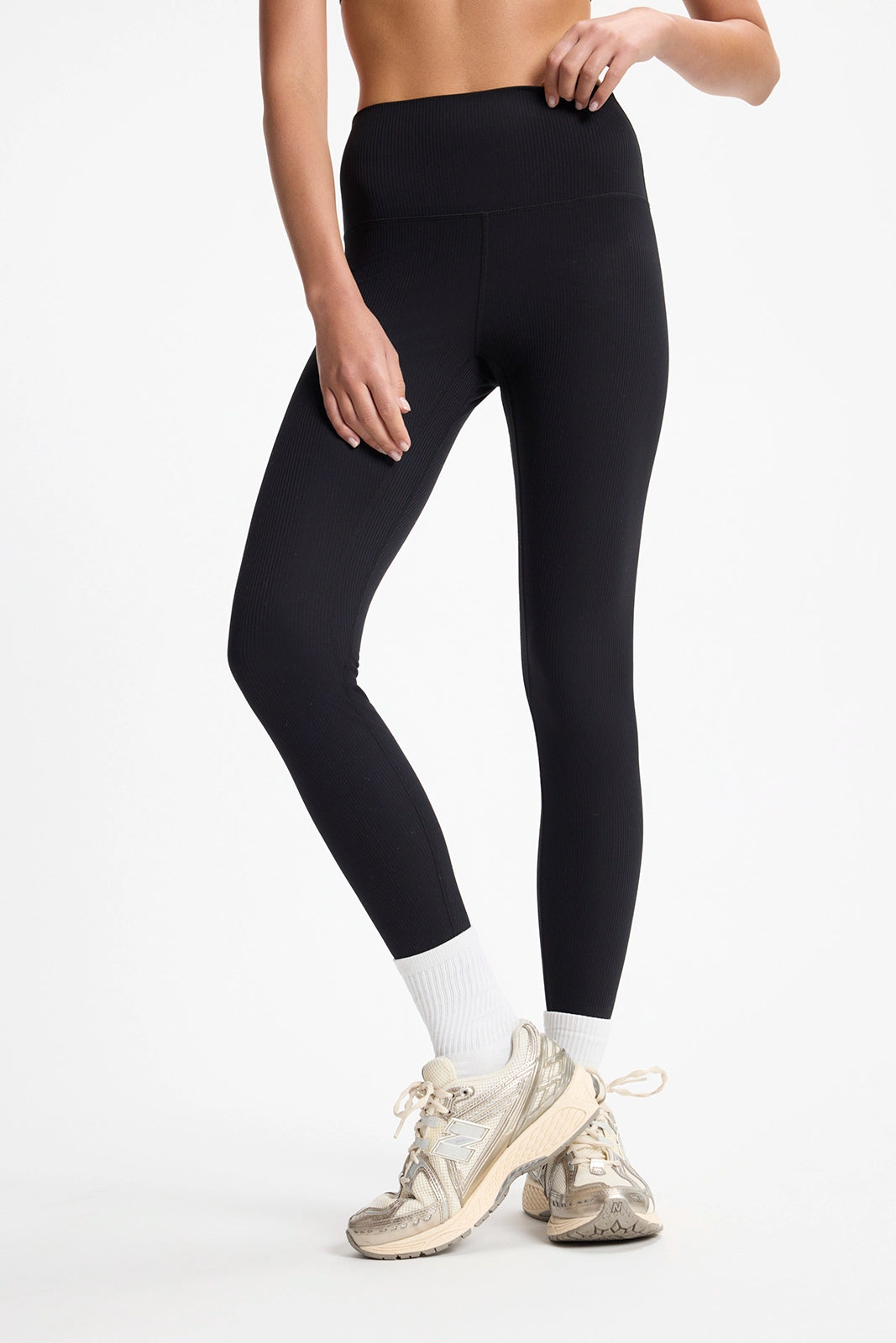 Ribbed Legging - Black