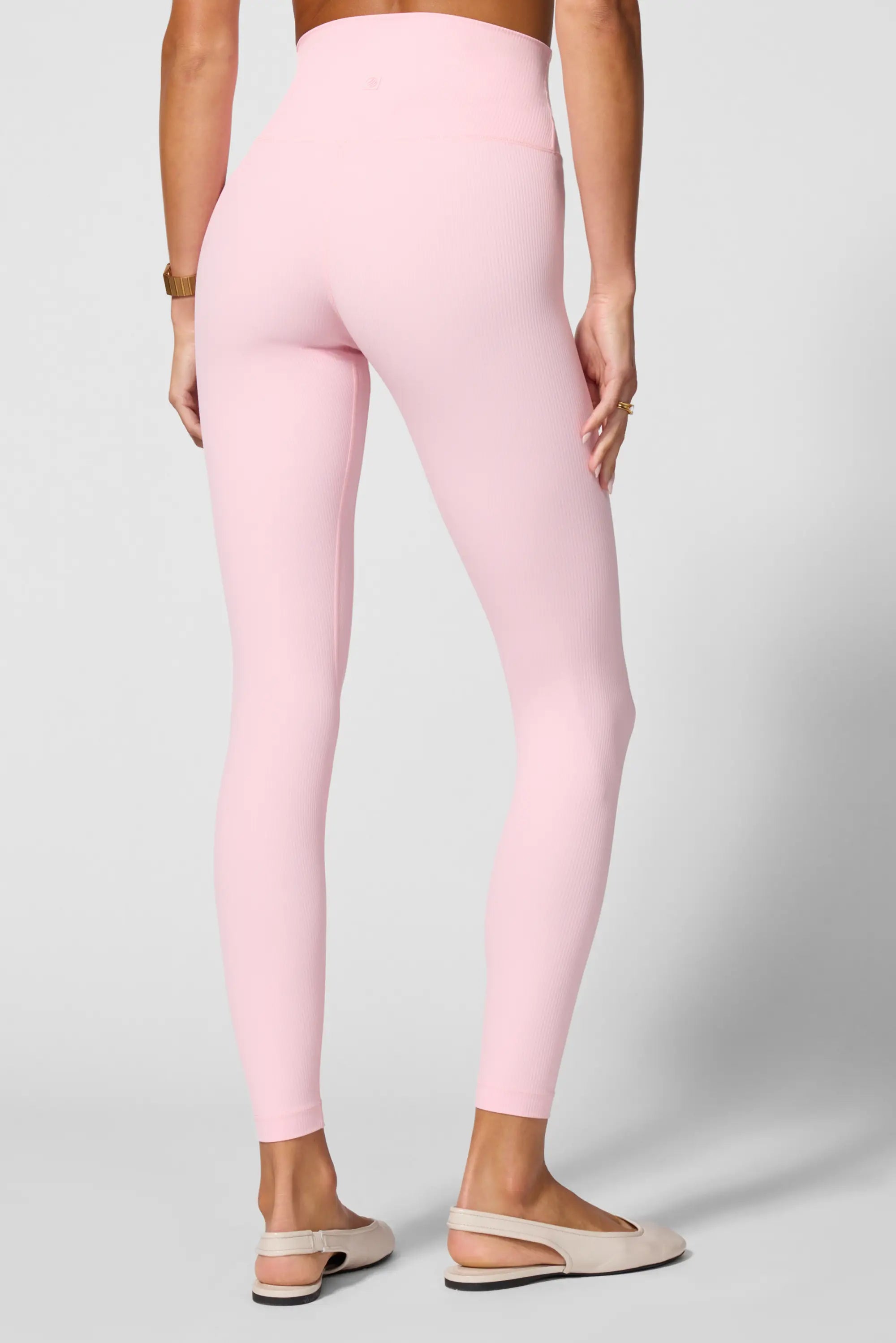 Ribbed Legging - Baby Pink