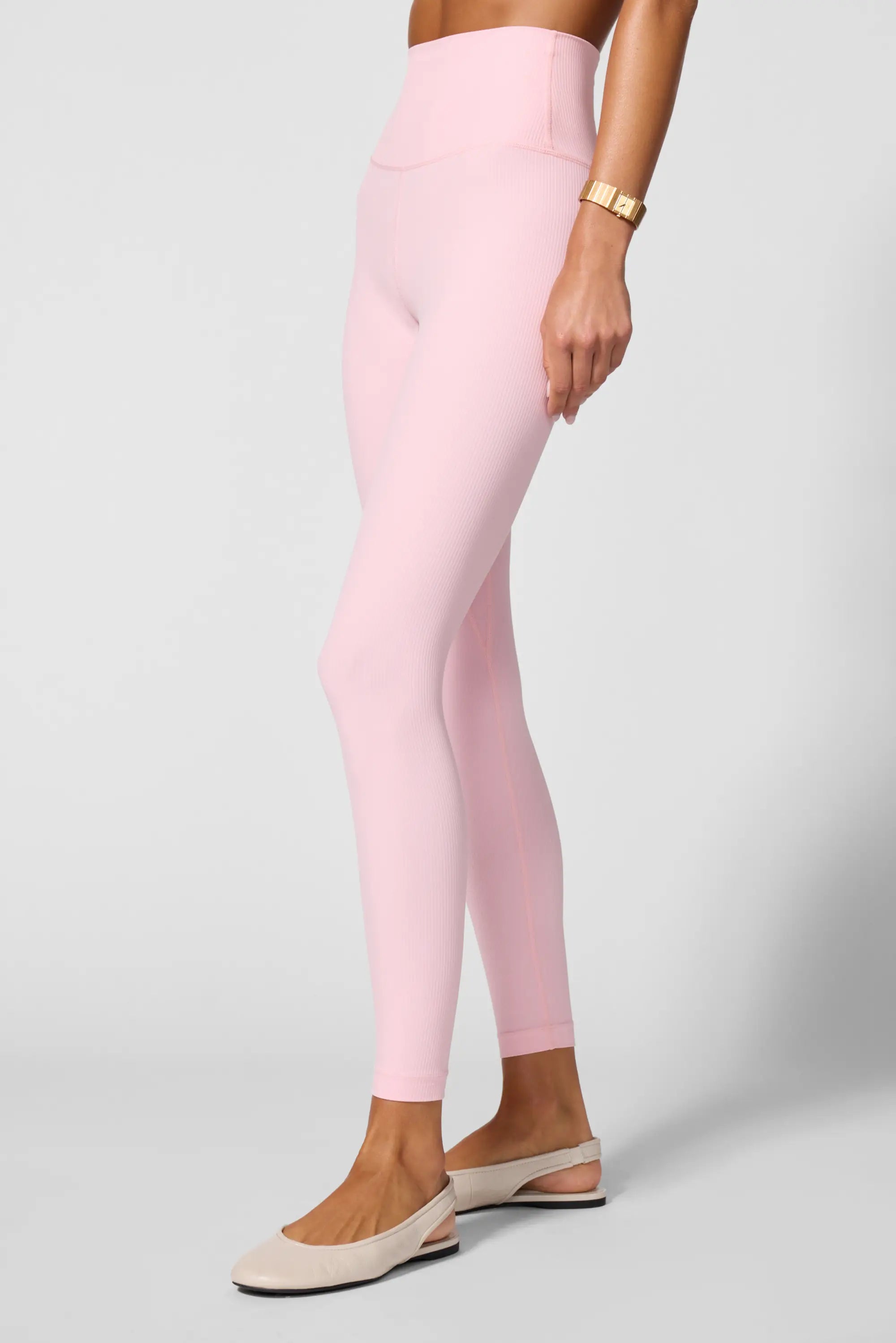 Ribbed Legging - Baby Pink