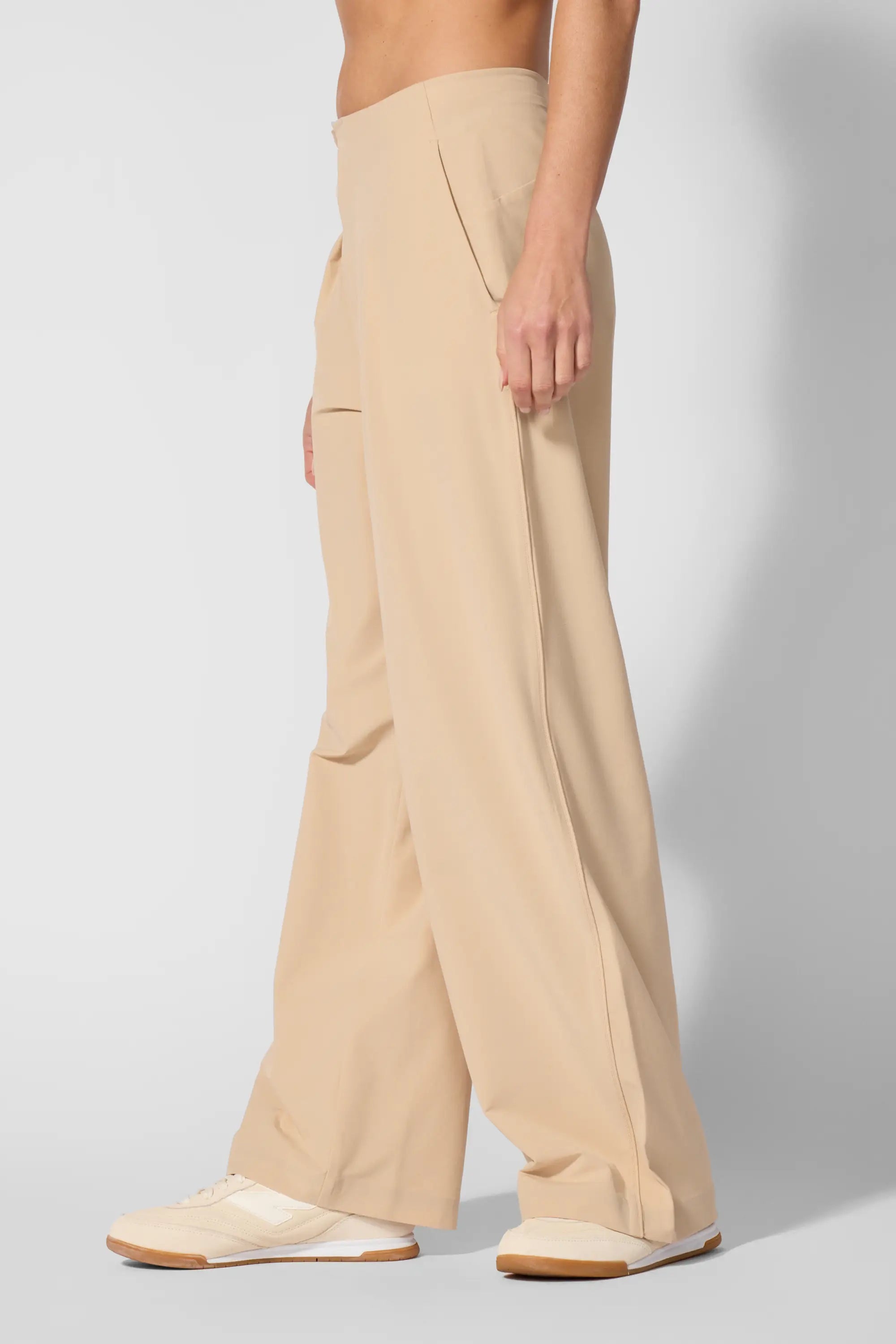 Rove High-Rise Wide Leg Pant - Irish Cream