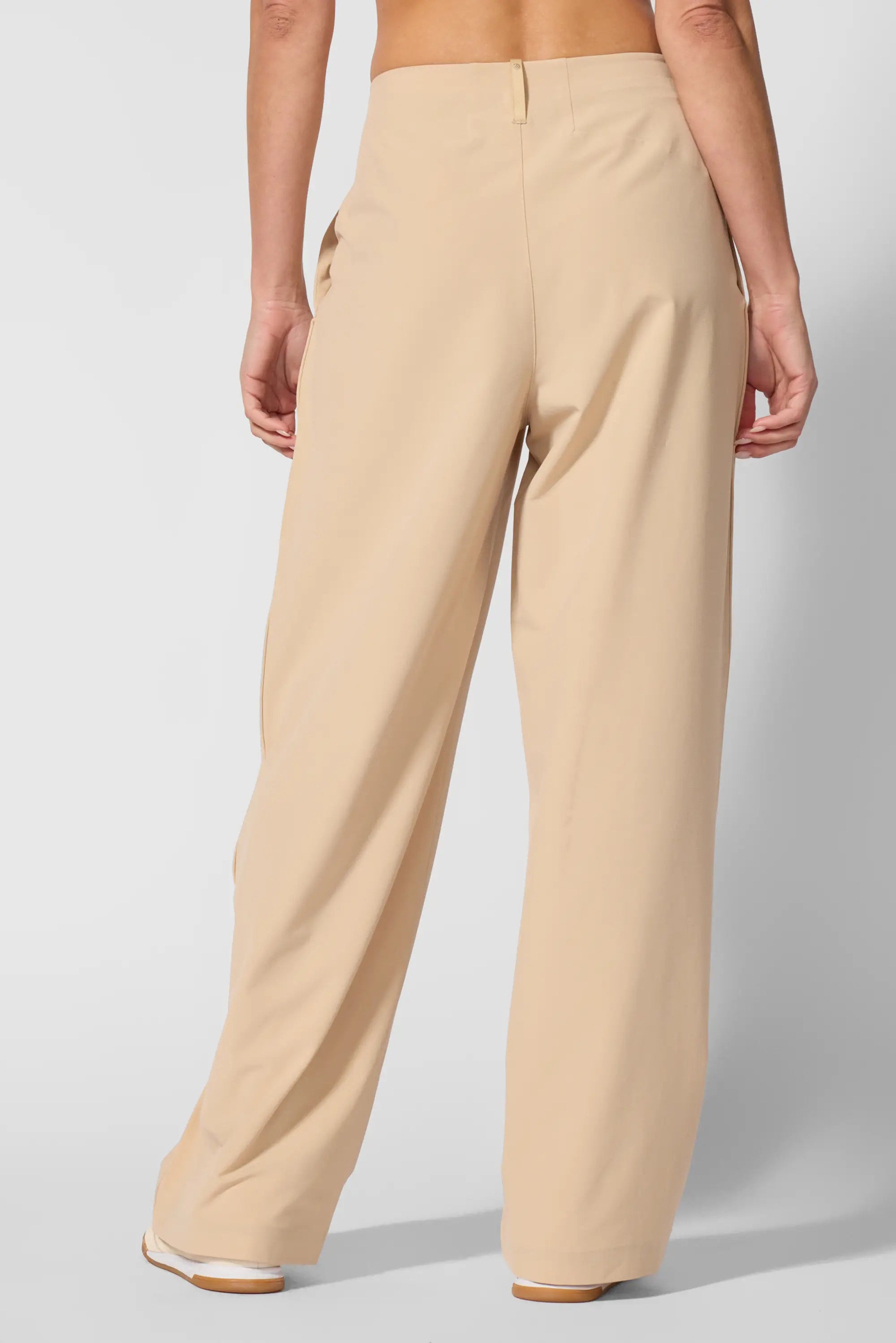 Rove High-Rise Wide Leg Pant - Irish Cream
