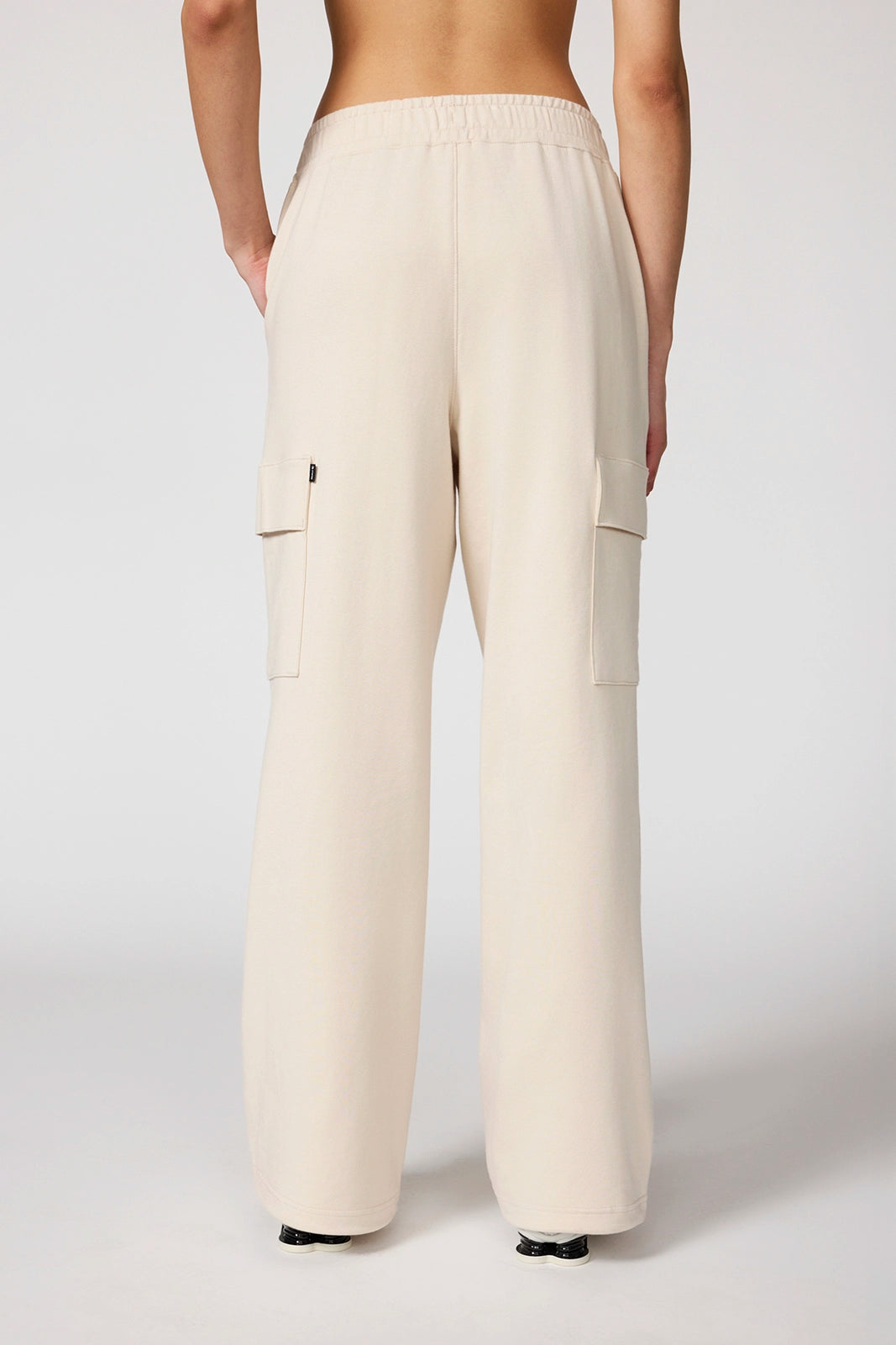 Luxe Terry Cargo Jogger - Stone