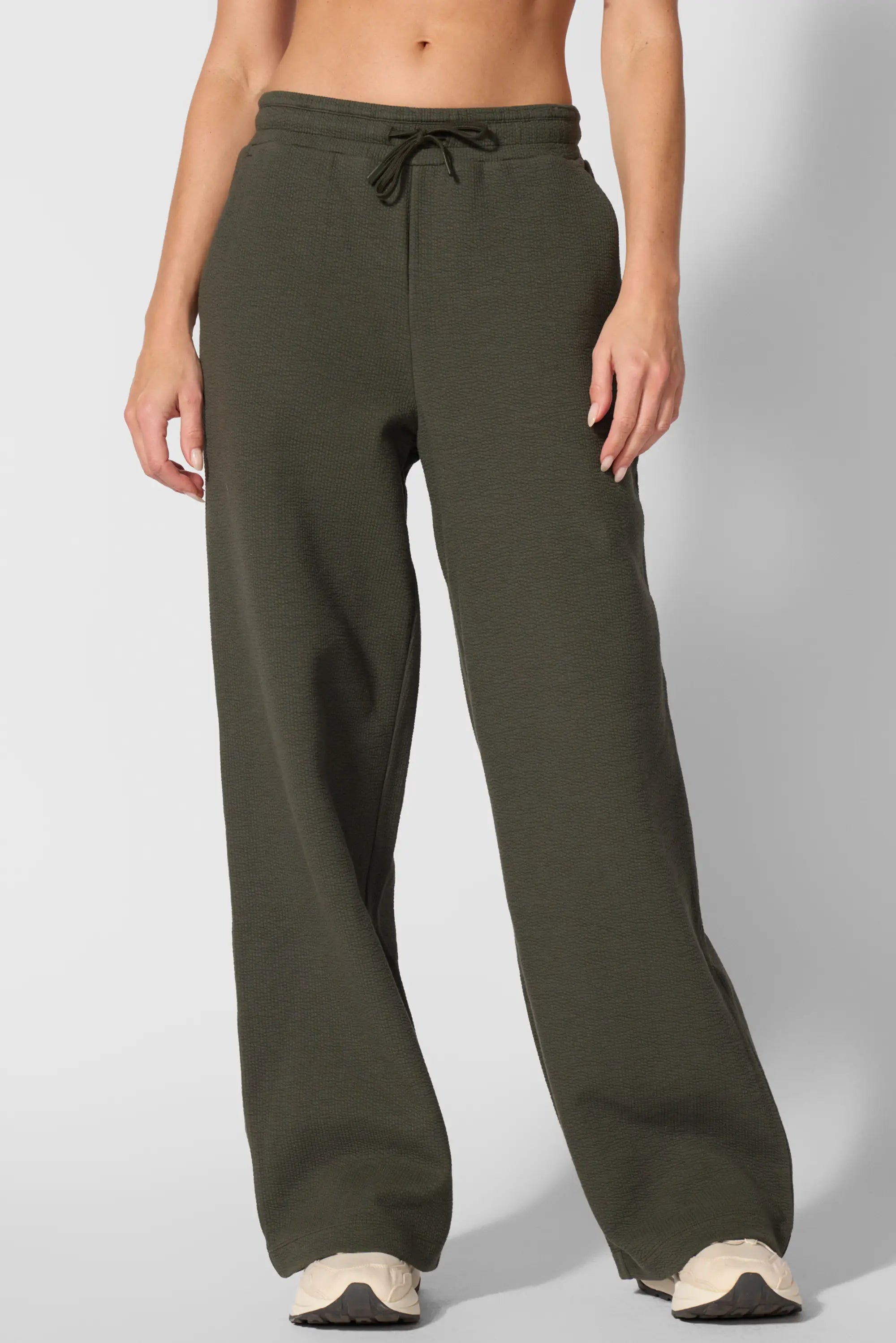 Solace Textured Wide Leg Pant - Kambaba