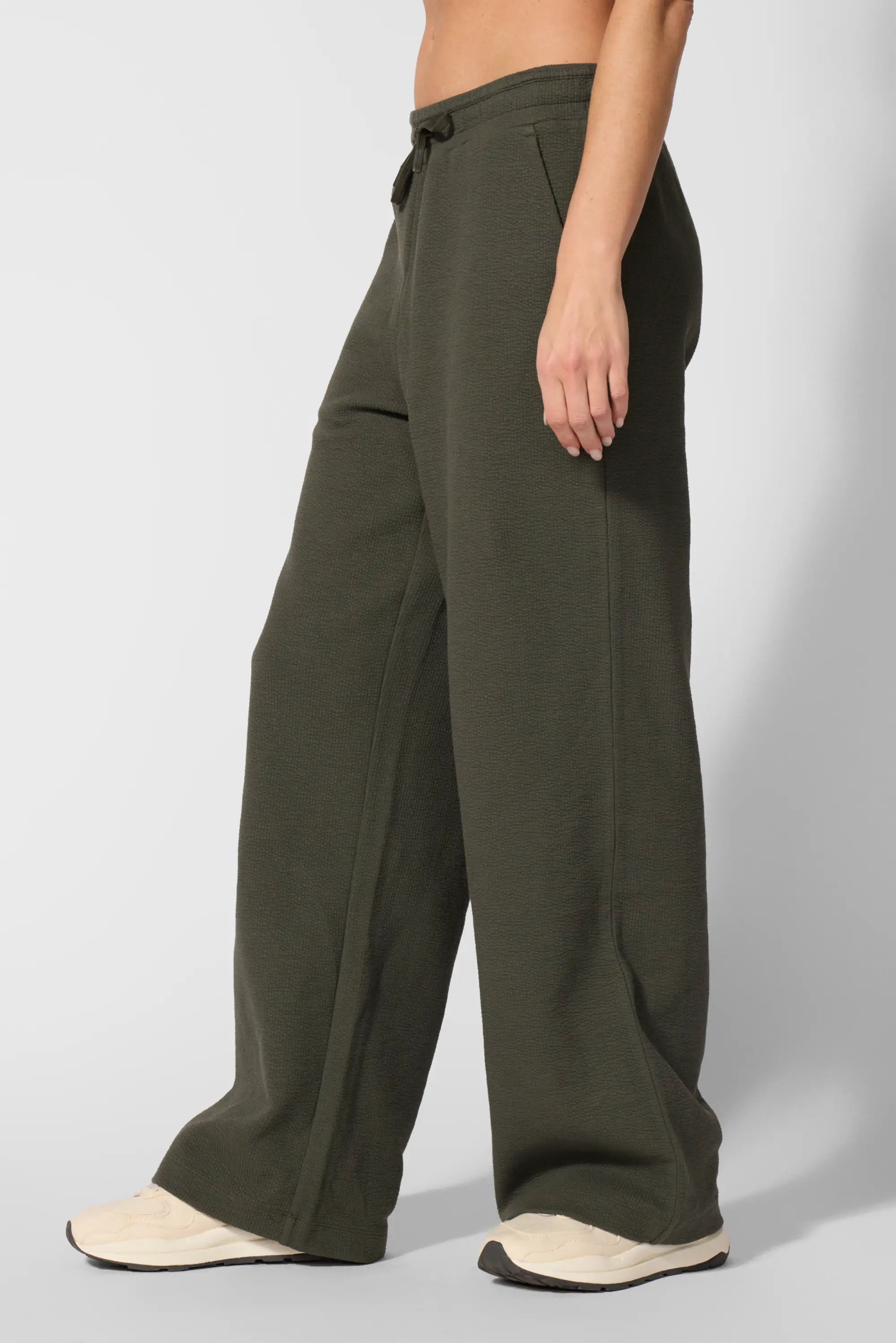Solace Textured Wide Leg Pant - Kambaba