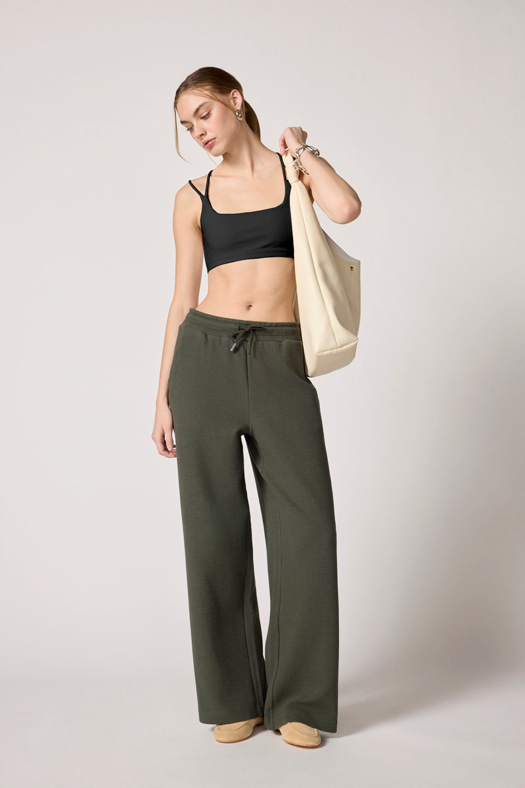 Solace Textured Wide Leg Pant - Kambaba