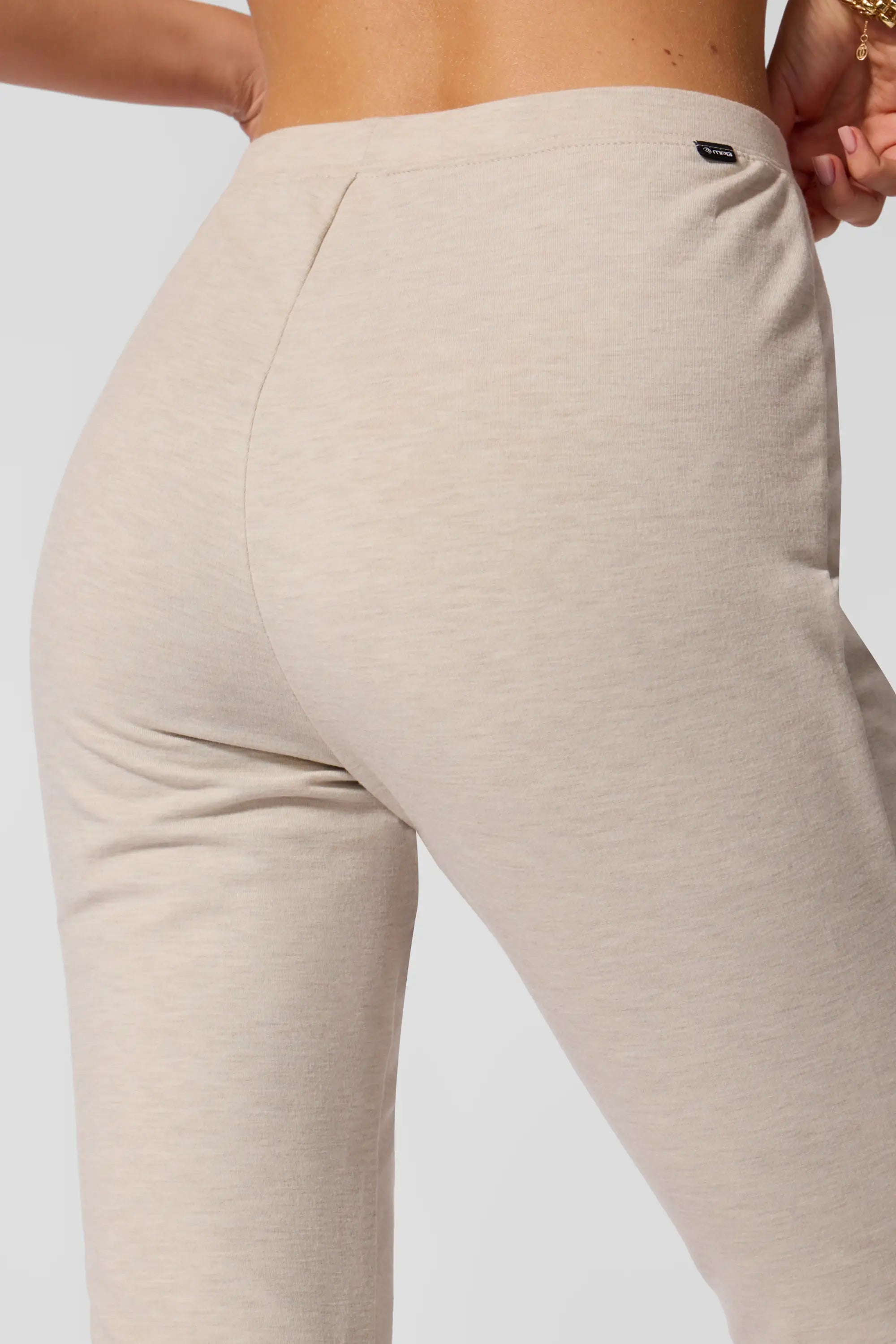 Cozy Fleece Slim Jogger - Htr Brown Rice