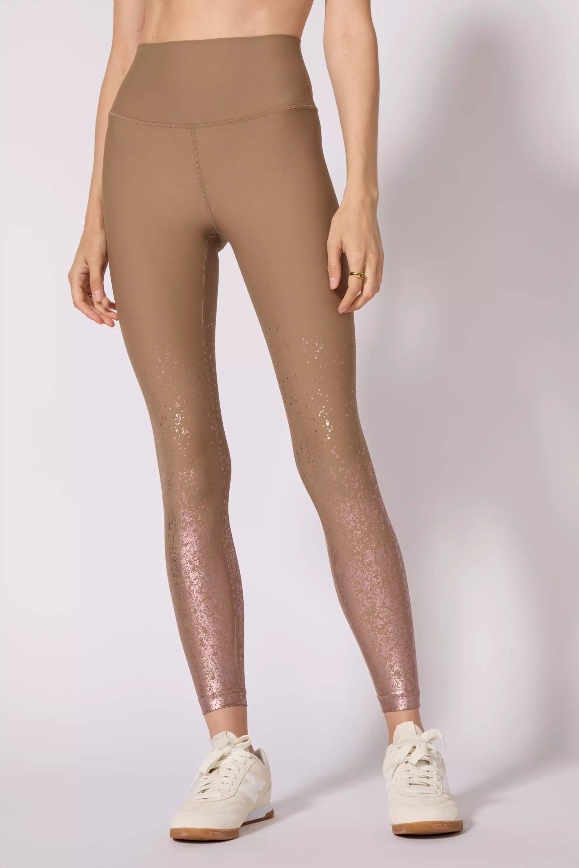 Foil-Print Legging - Caribou