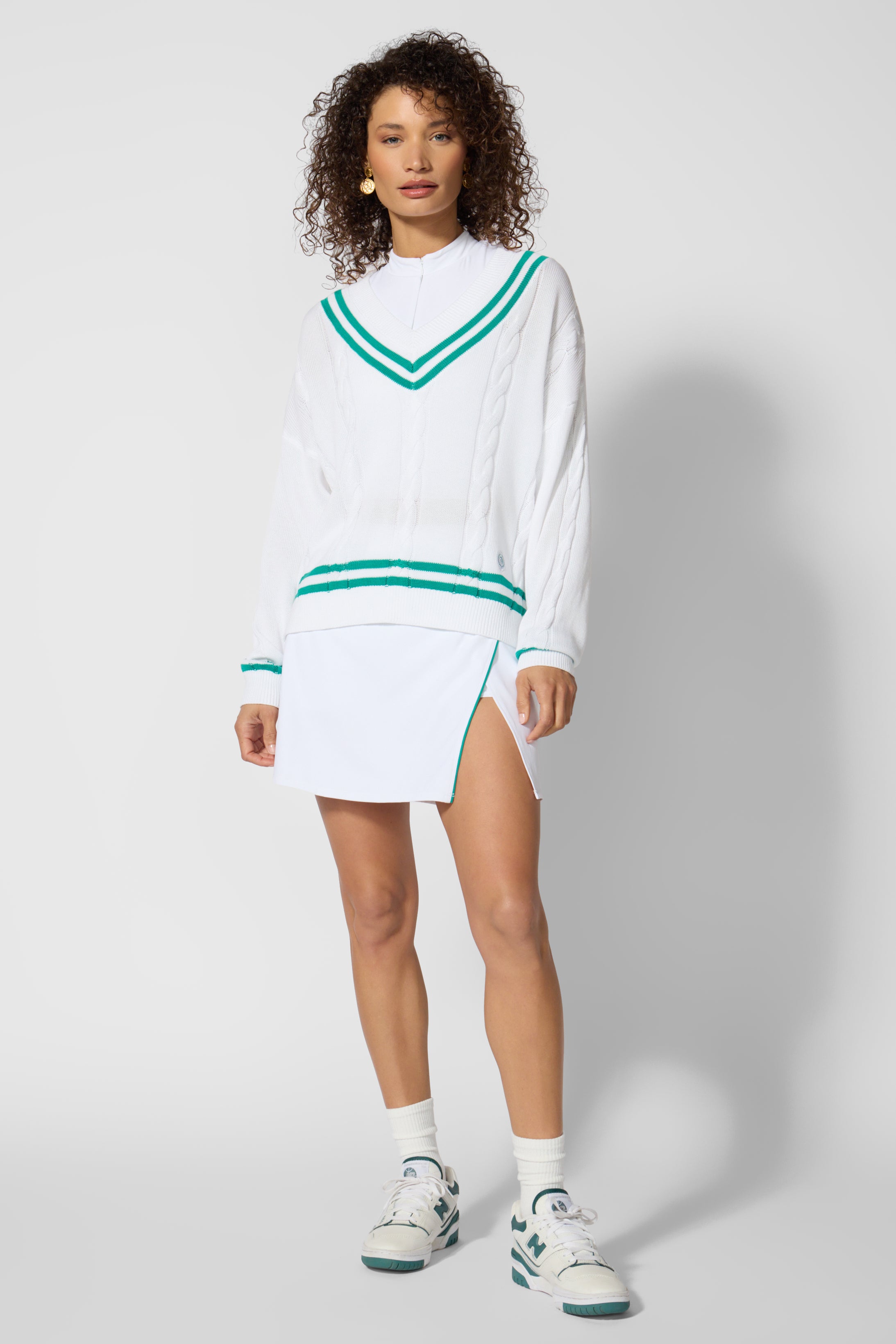 Club Skirt - Brilliant White/Slushy