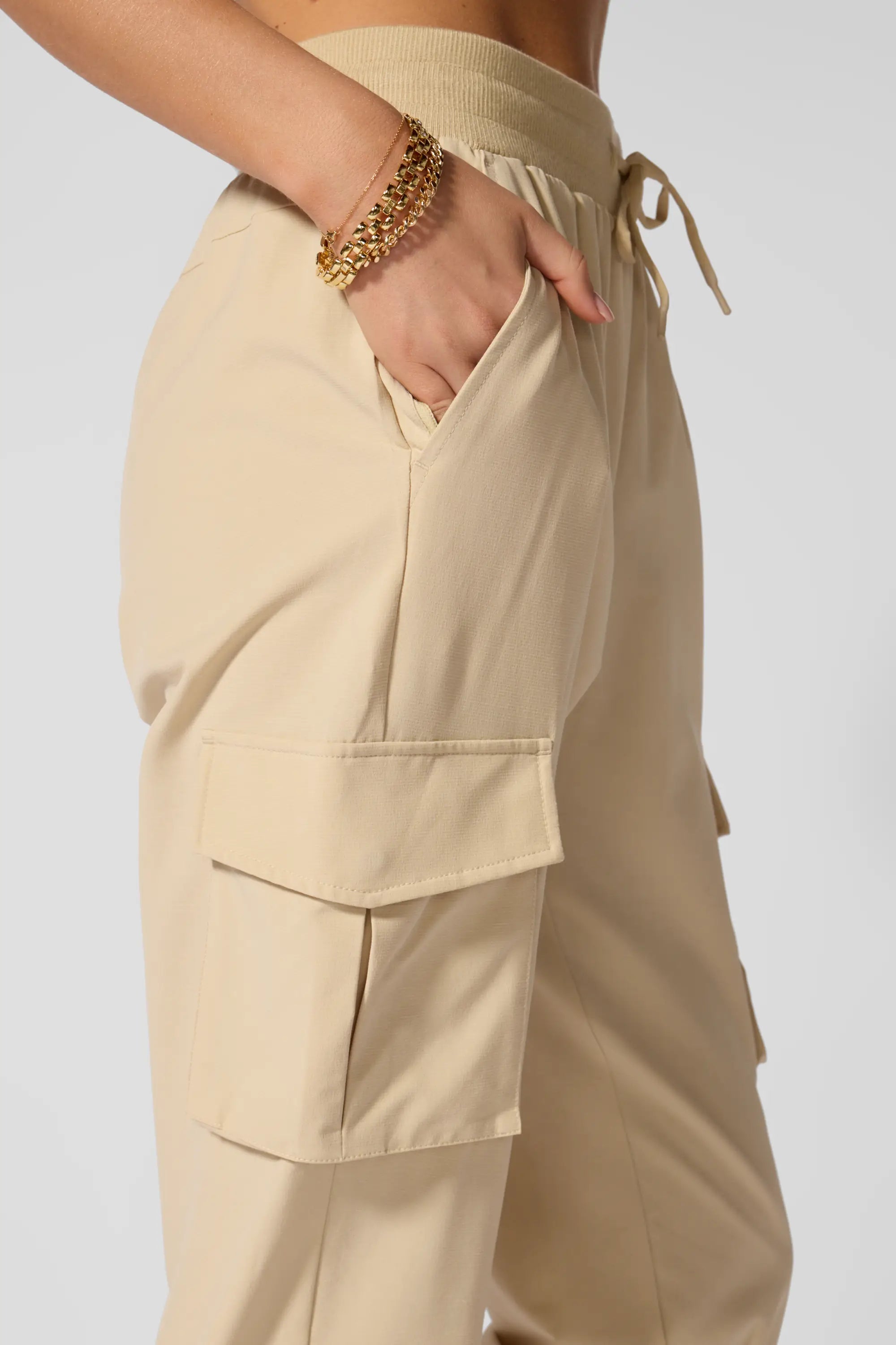 Ripstop Cargo Jogger - Brown Rice