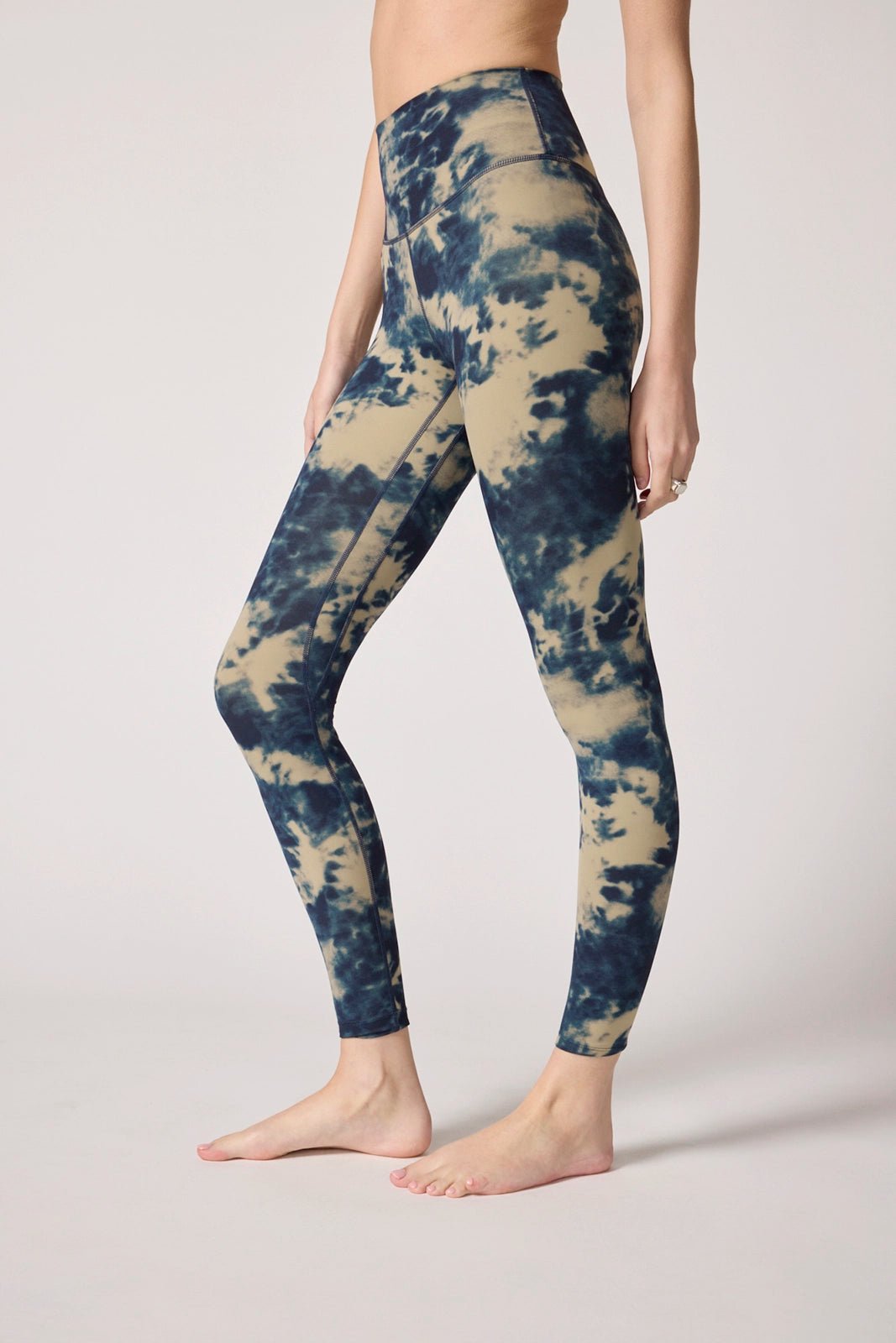 Printed Legging - Silver Sage Shibori
