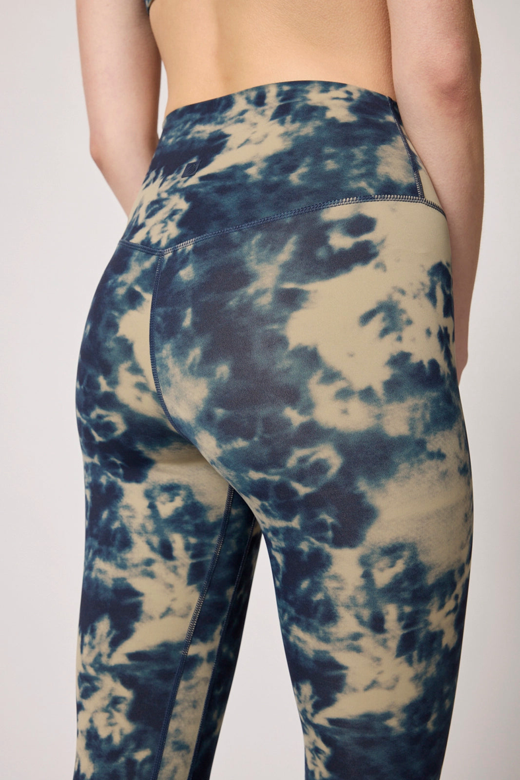 Printed Legging - Silver Sage Shibori