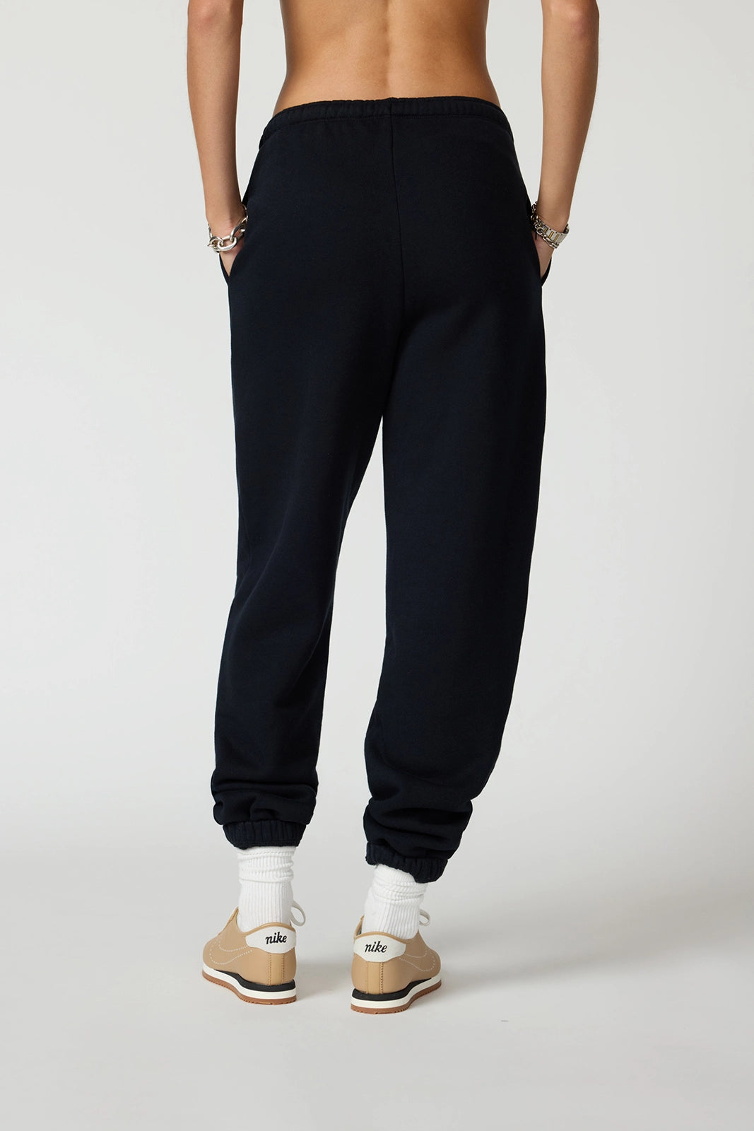 LuxeFleece Boyfriend Sweatpant - Black