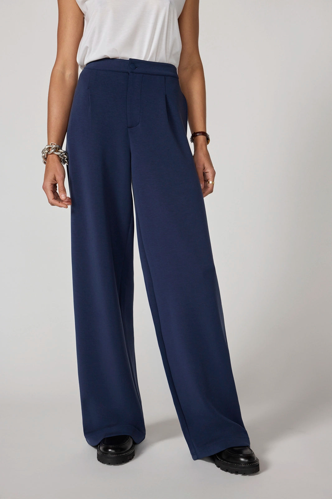 Dreamweave™ Pleated Pant - Navy Blazer