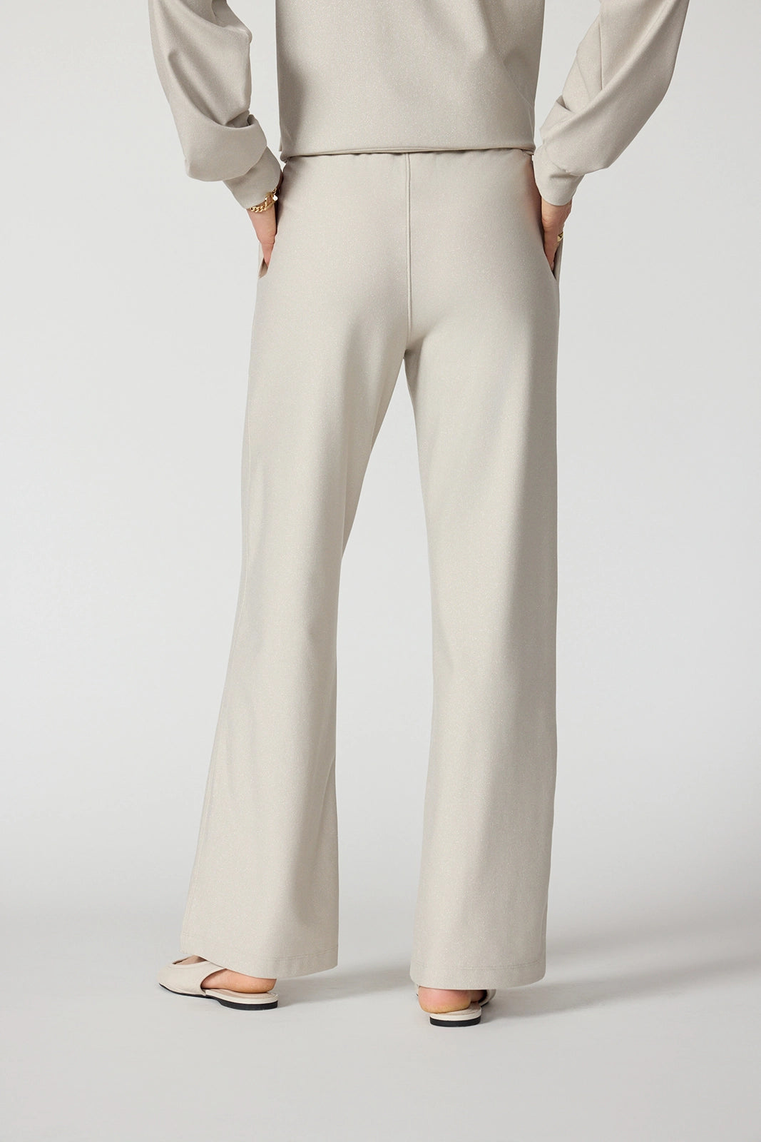Shimmer Pant - Island Fossil/Silver