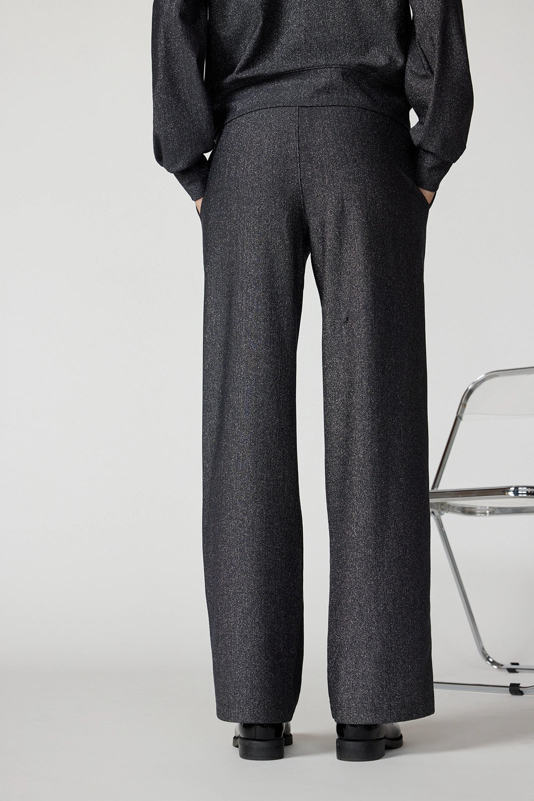 Shimmer Pant - Black/Silver