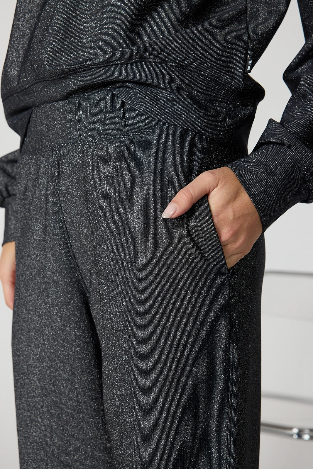 Shimmer Pant - Black/Silver