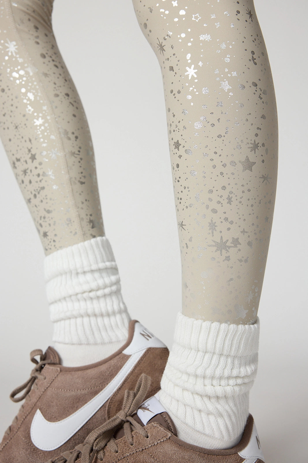 Star Foil Print Legging - Island Fossil
