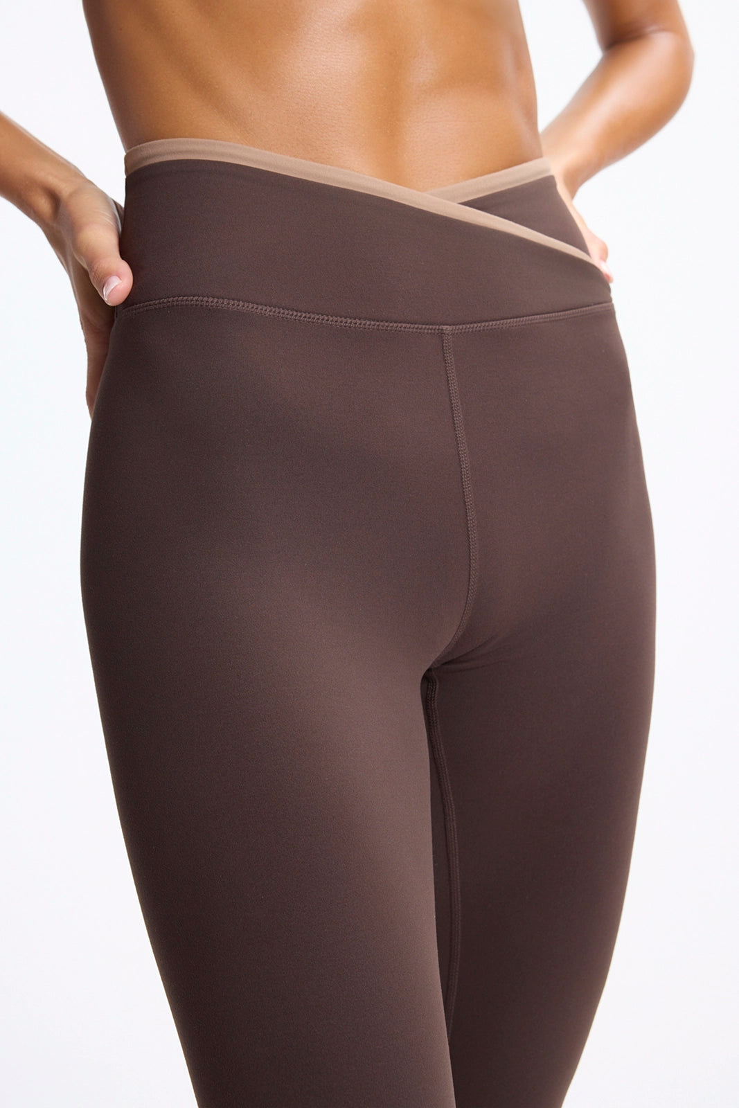 Cloud Two Tone Legging - Java/Brownie