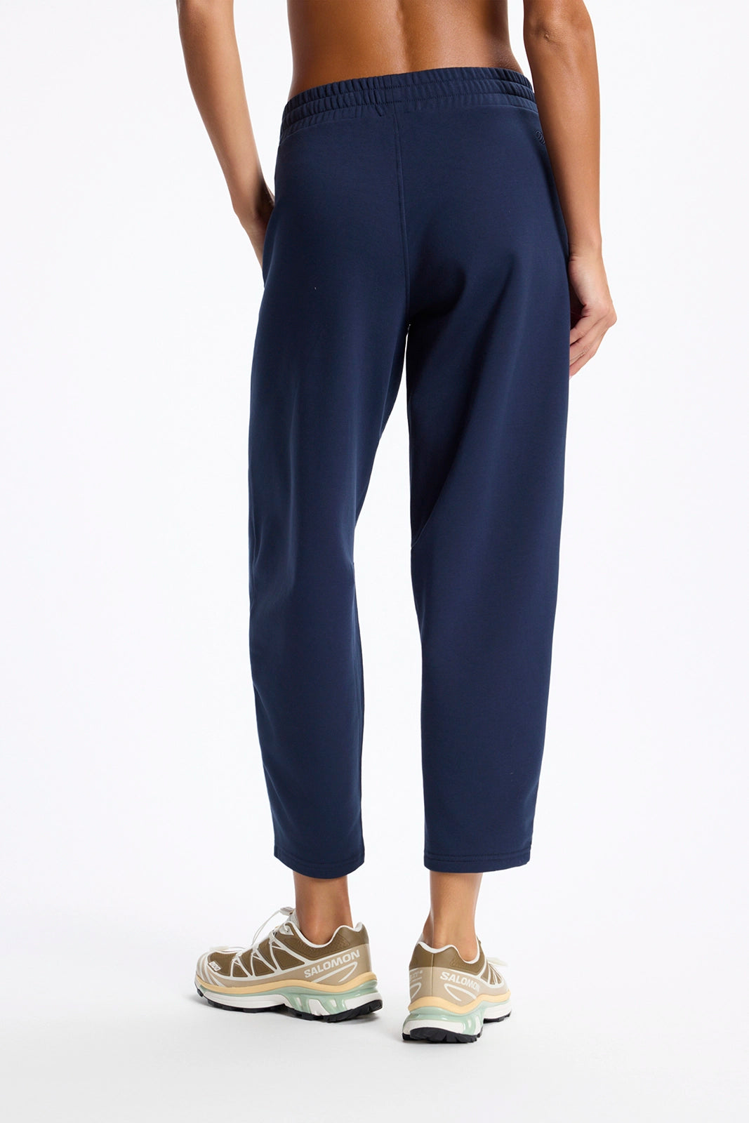 Ultrasoft Fleece Barrel Leg Pant - Navy Blazer