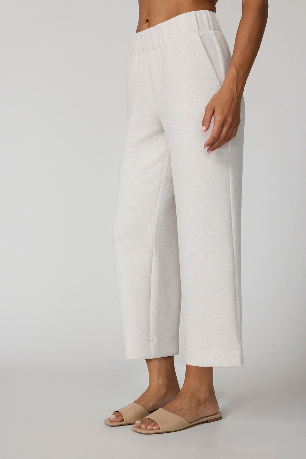 Dreamweave™ Cropped Pant 25" - Htr Moonbeam