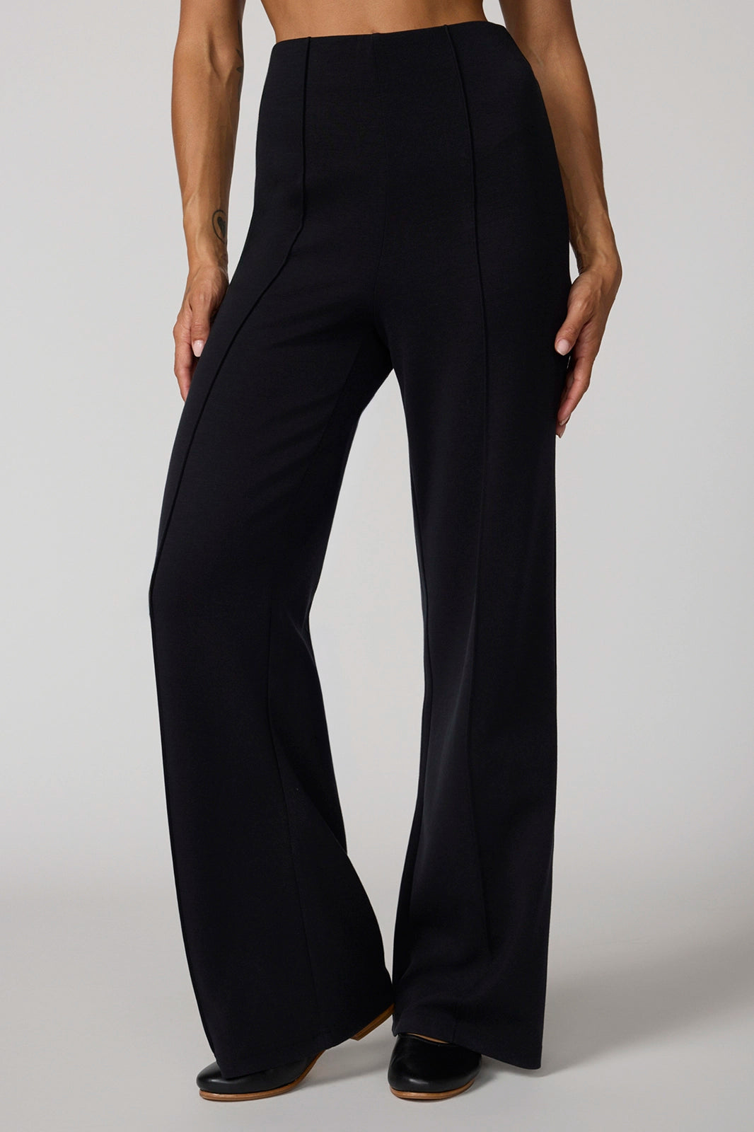 Performance Wide Leg Pant - Black