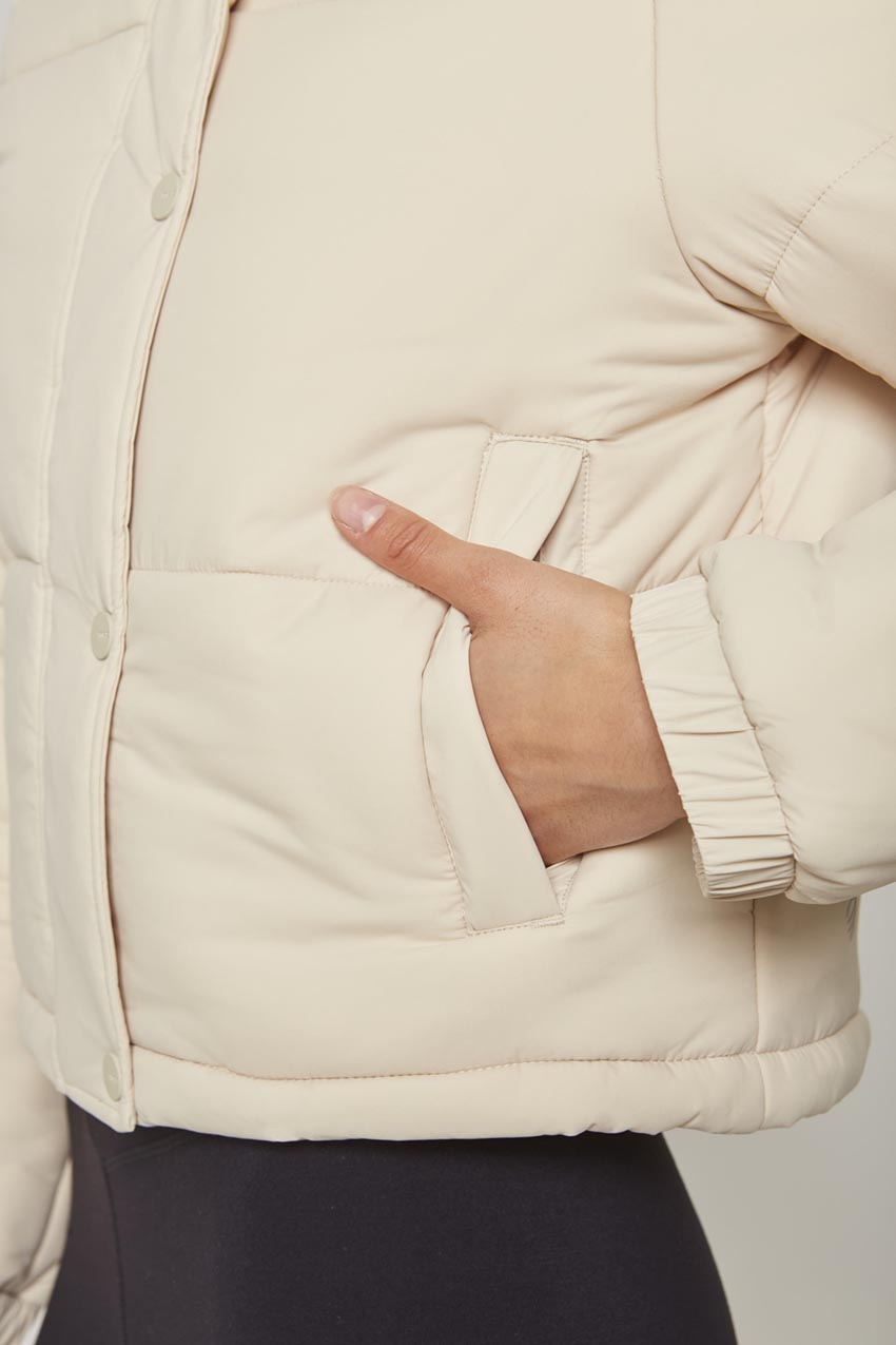 Fascinate Sorona® Insulated Crop Puffer