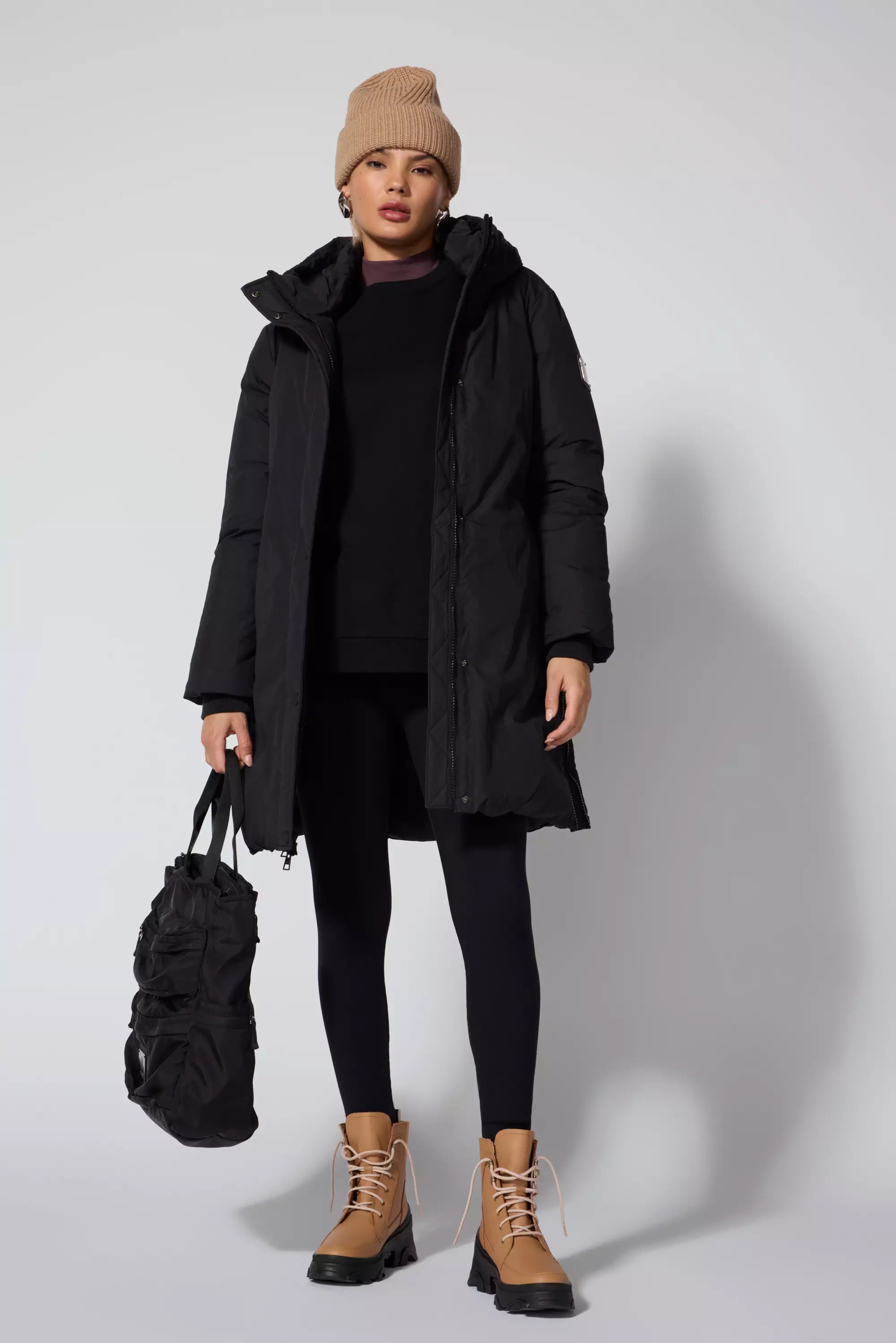 Midi length puffer coat hotsell