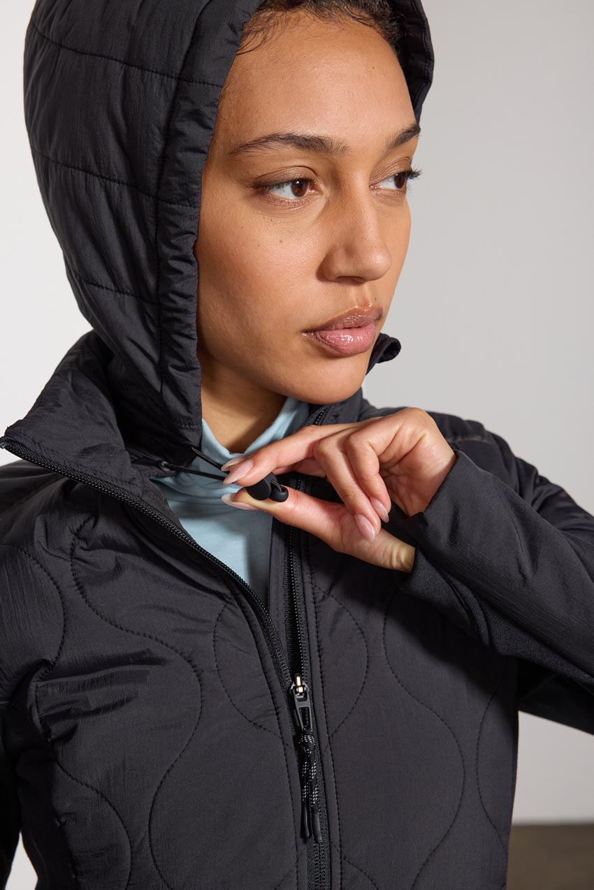 Polar Insulated Mixed Media Tech Jacket